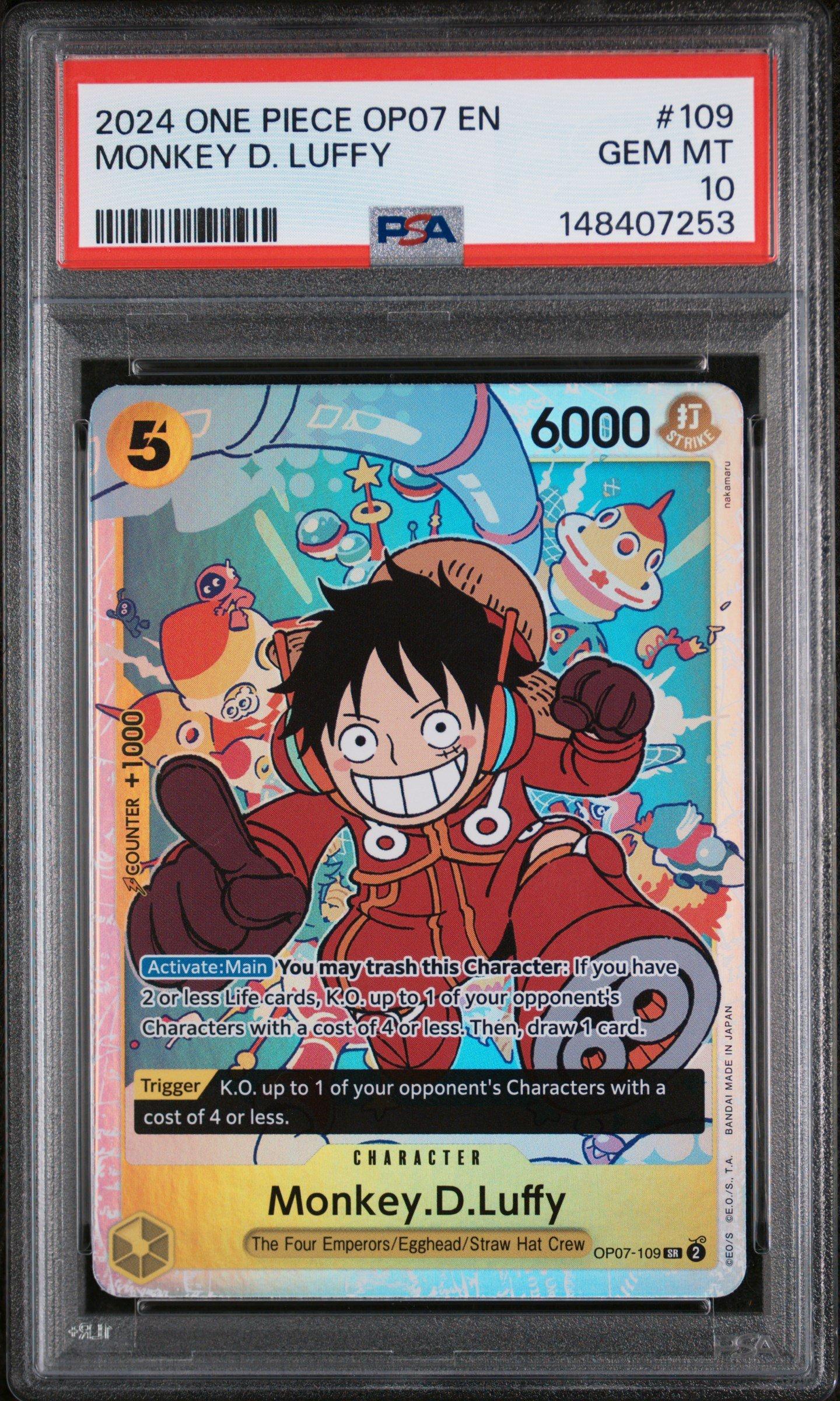 2024 One Piece Op07-500 Years In The Future 109 Monkey D. Luffy
