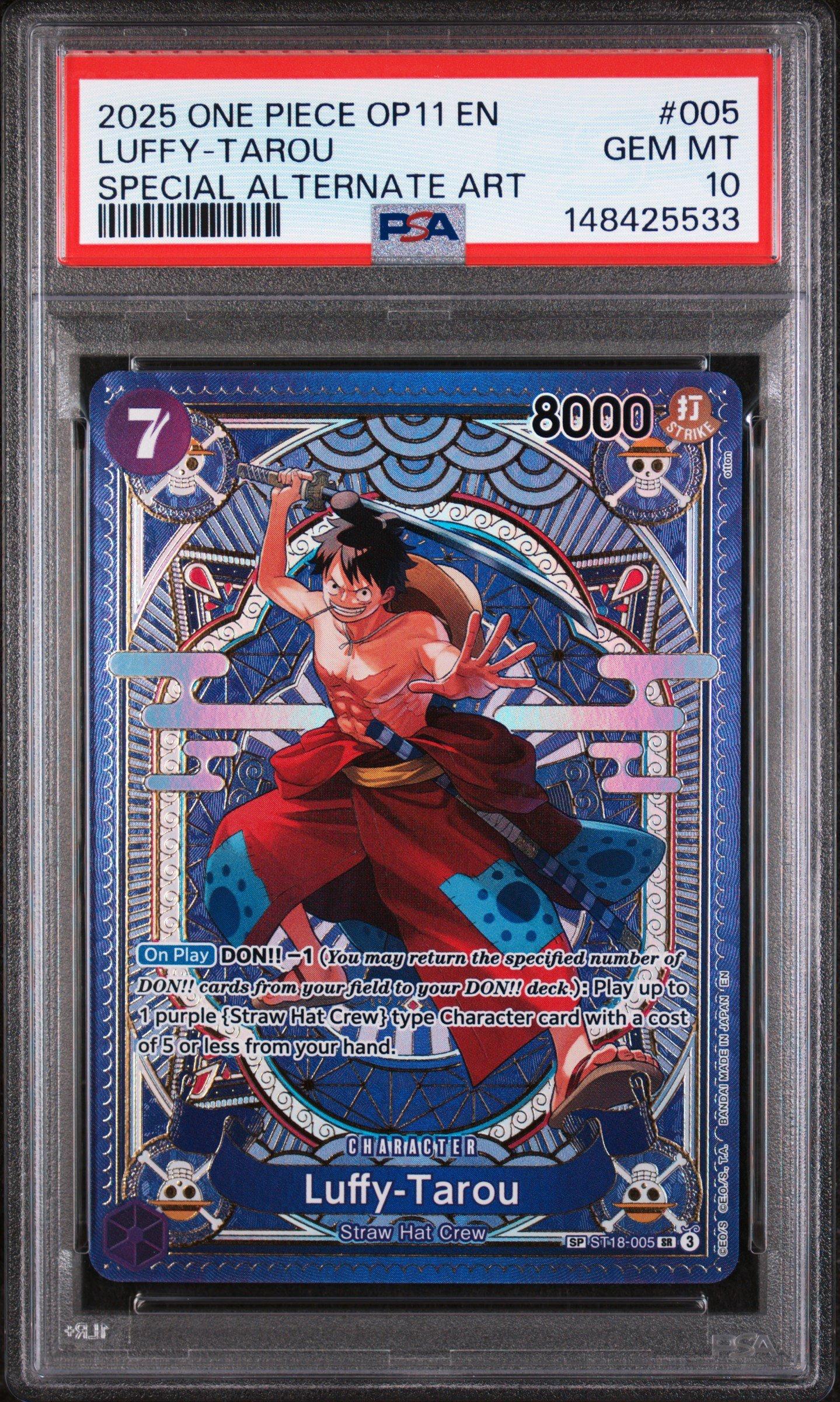 2025 One Piece Op11-a Fist Of Divine Speed 005 Luffy-tarou Special