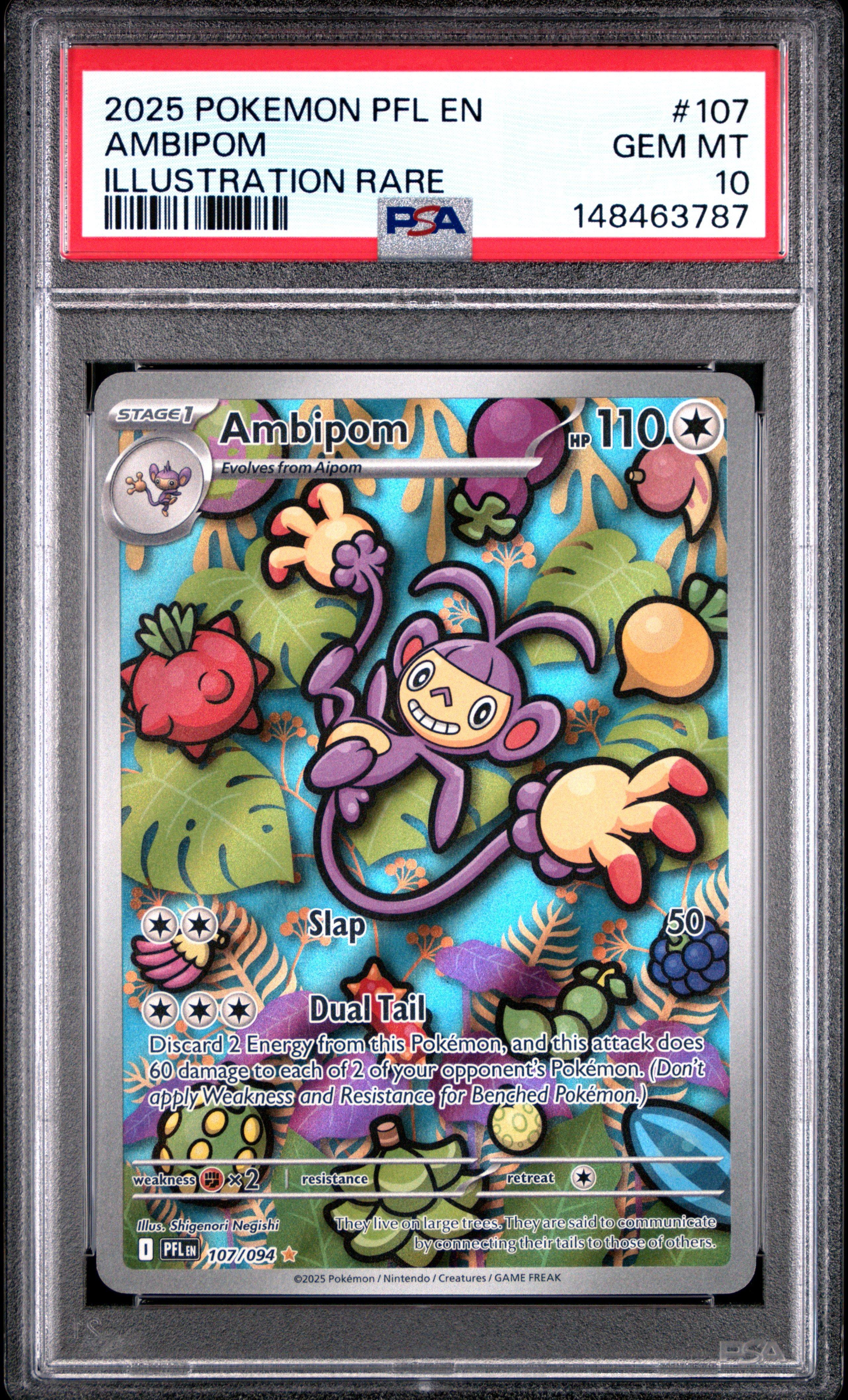 ambipom pokemon card value Buy #107/094 Search your deck for a number of cards up to the number of heads and put them into your hand Pokemon GO Ambipom #57, Other