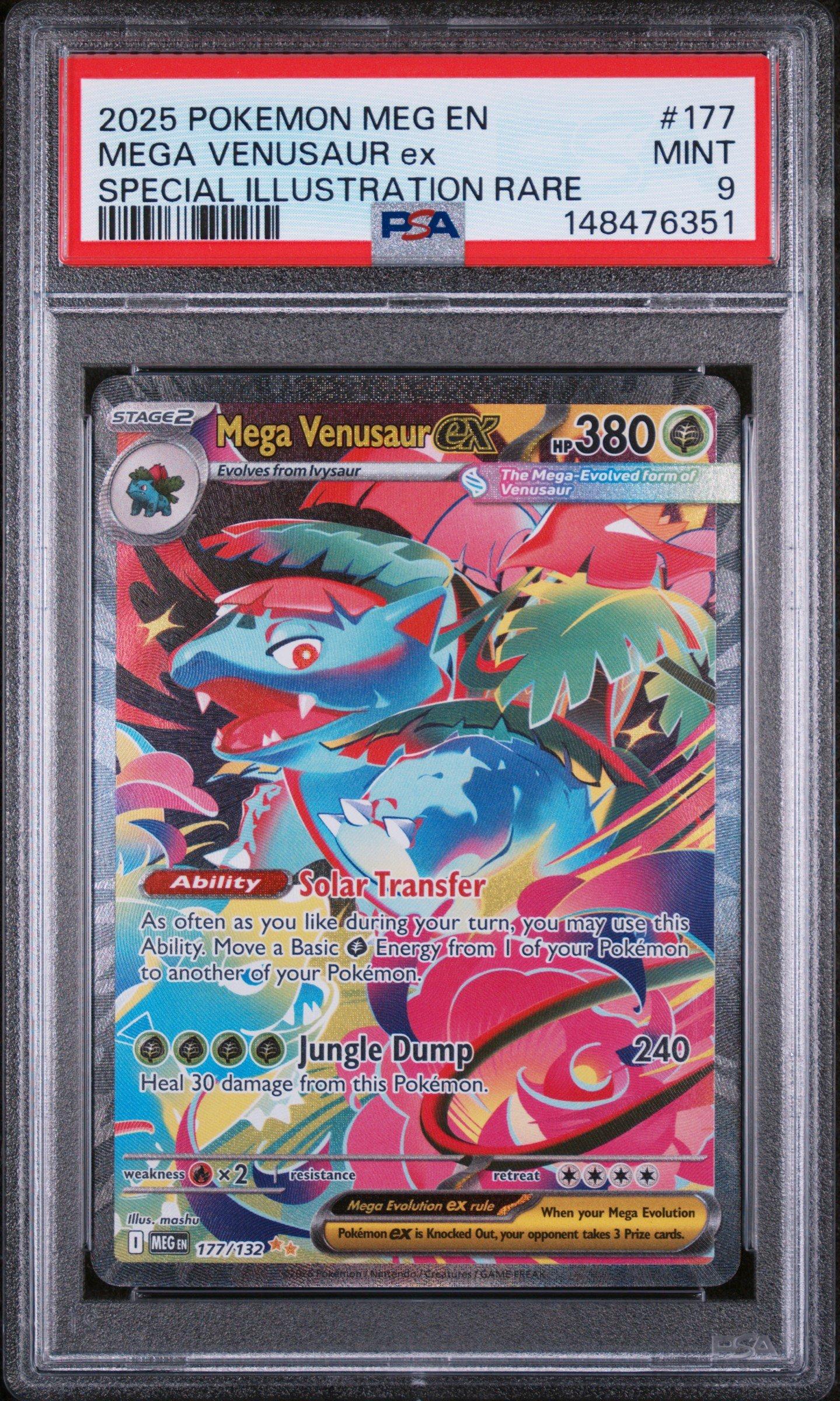 pokemon card mega venusaur M Ex 2/146 Xy end display 2025 Pokemon Japanese Mega Brave