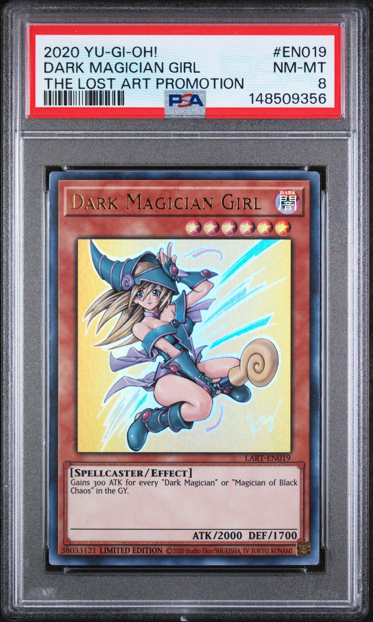 2020 Yu-gi-oh! The Lost Art Promotion En019 Dark Magician Girl PSA 8