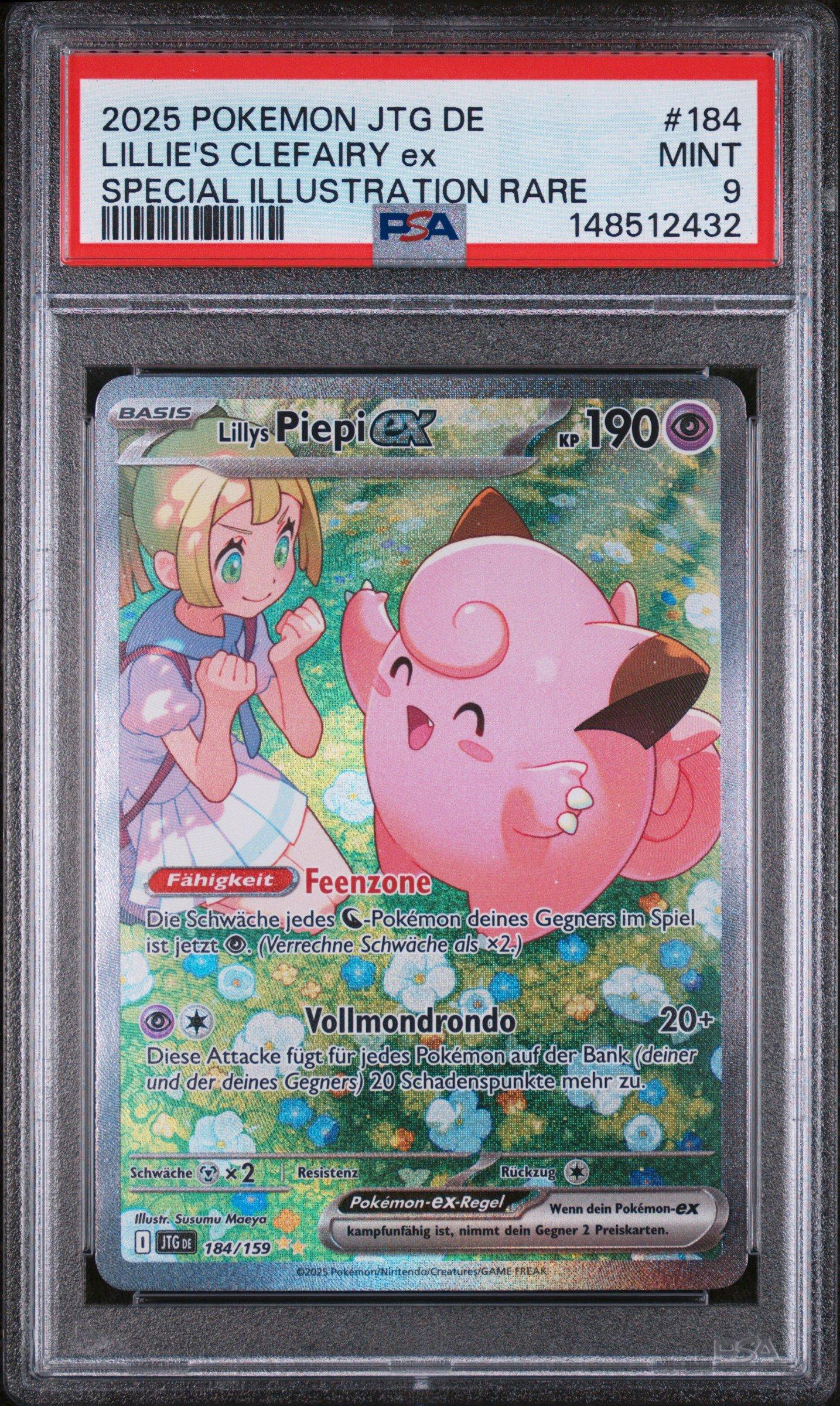 2025 Pokemon German Jtg De-journey Together 184 Lillie's Clefairy