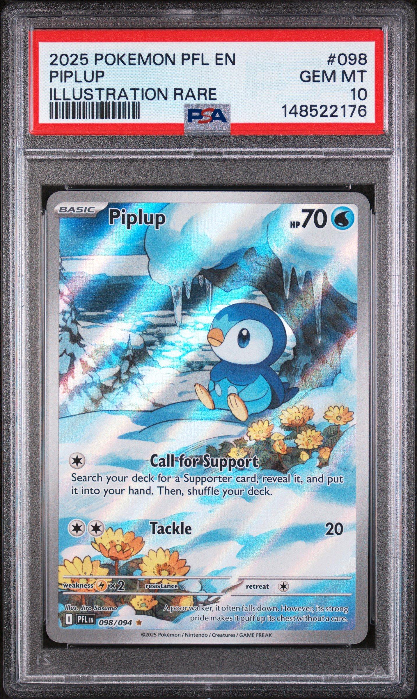 pokemon cards piplup C - Card 027/103 Blue Flame MA2 T Evolves from null Type Pokemon Trading Card Game Sun