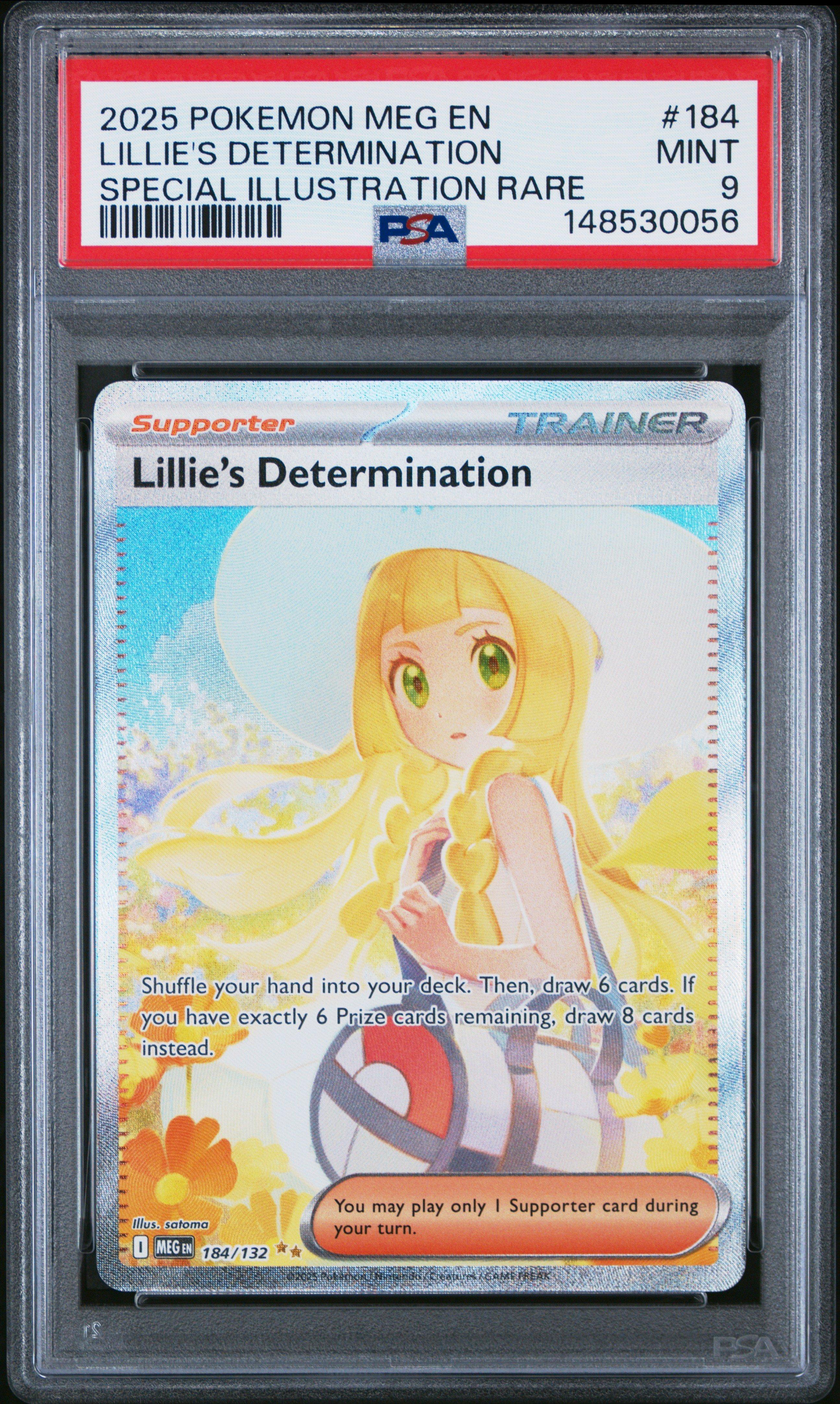 2025 Pokemon Meg En-mega Evolution 184 Lillie's Determination