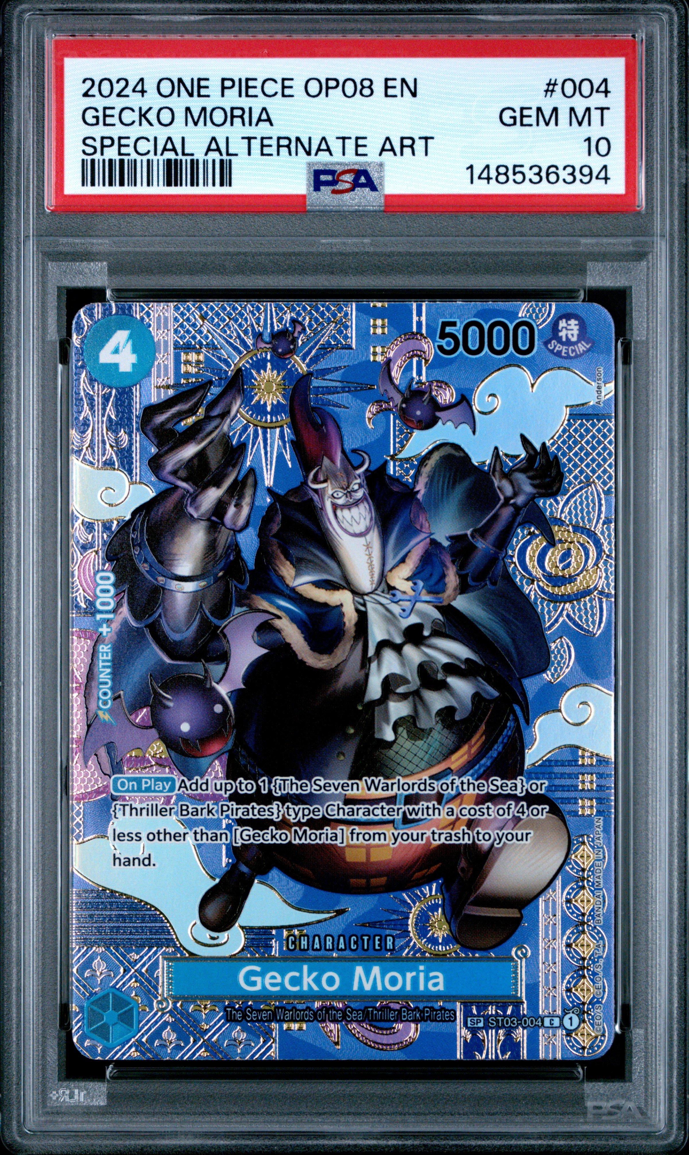 2024 One Piece Op08-two Legends 004 Gecko Moria Special Alternate