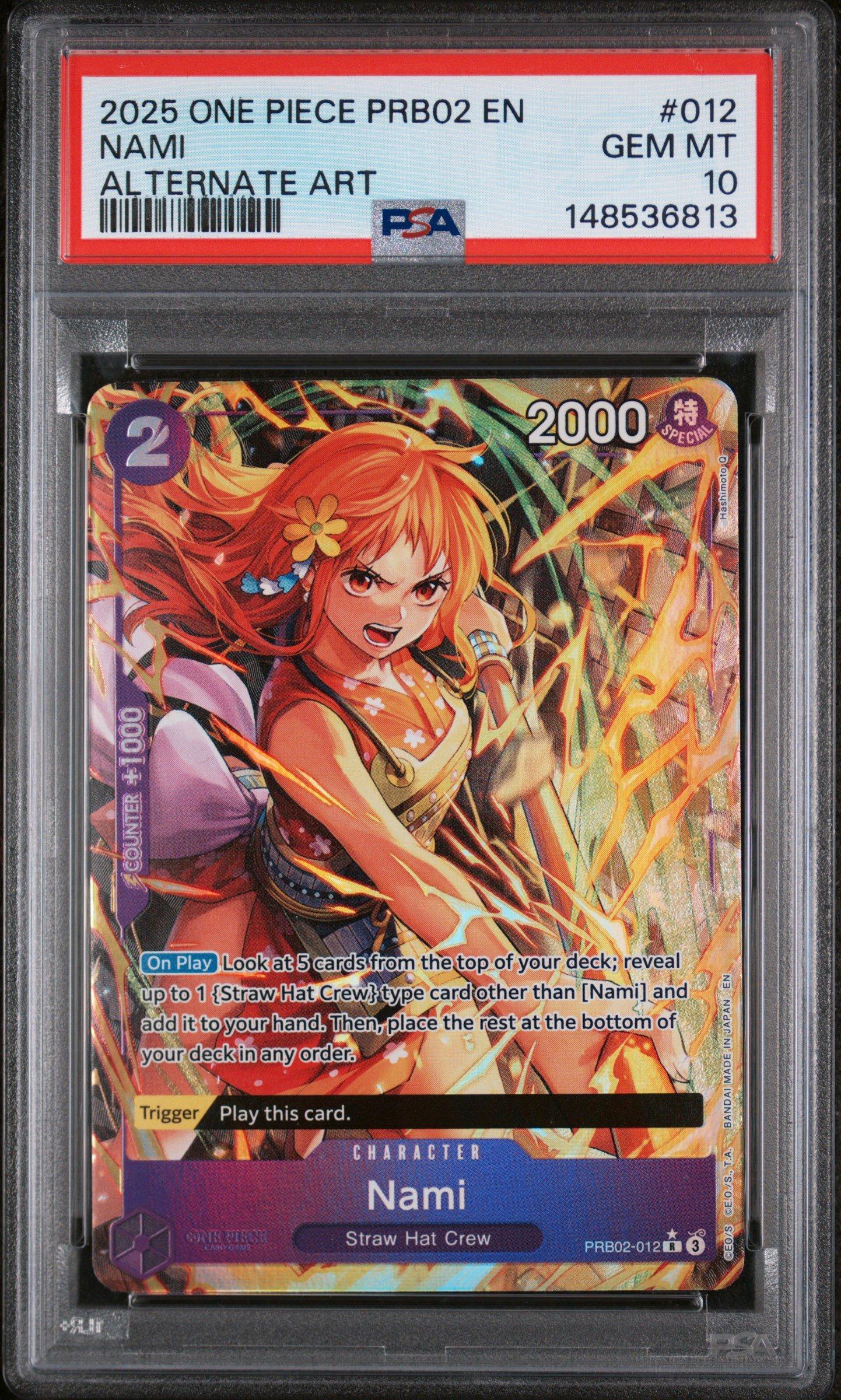2025 One Piece Prb02-premium Booster -one Piece Card The Best- Vol