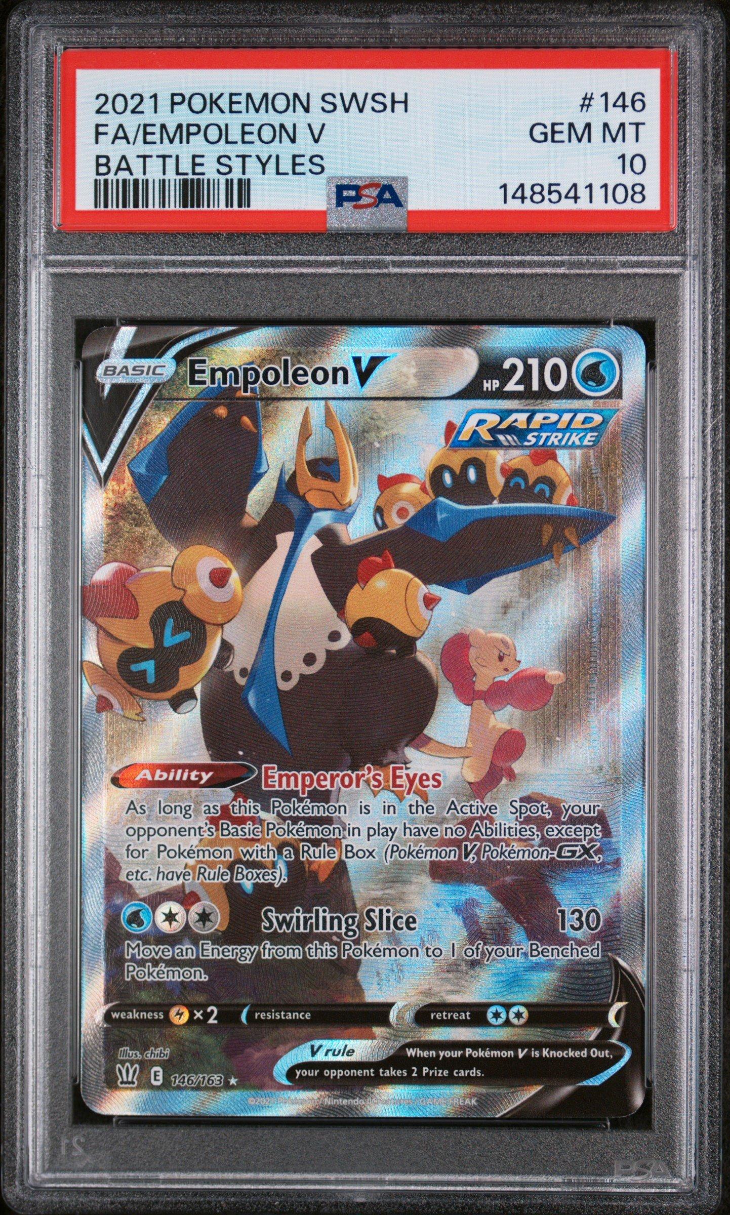 2021 Pokemon Sword & Shield Battle Styles 146 Full Art/empoleon V