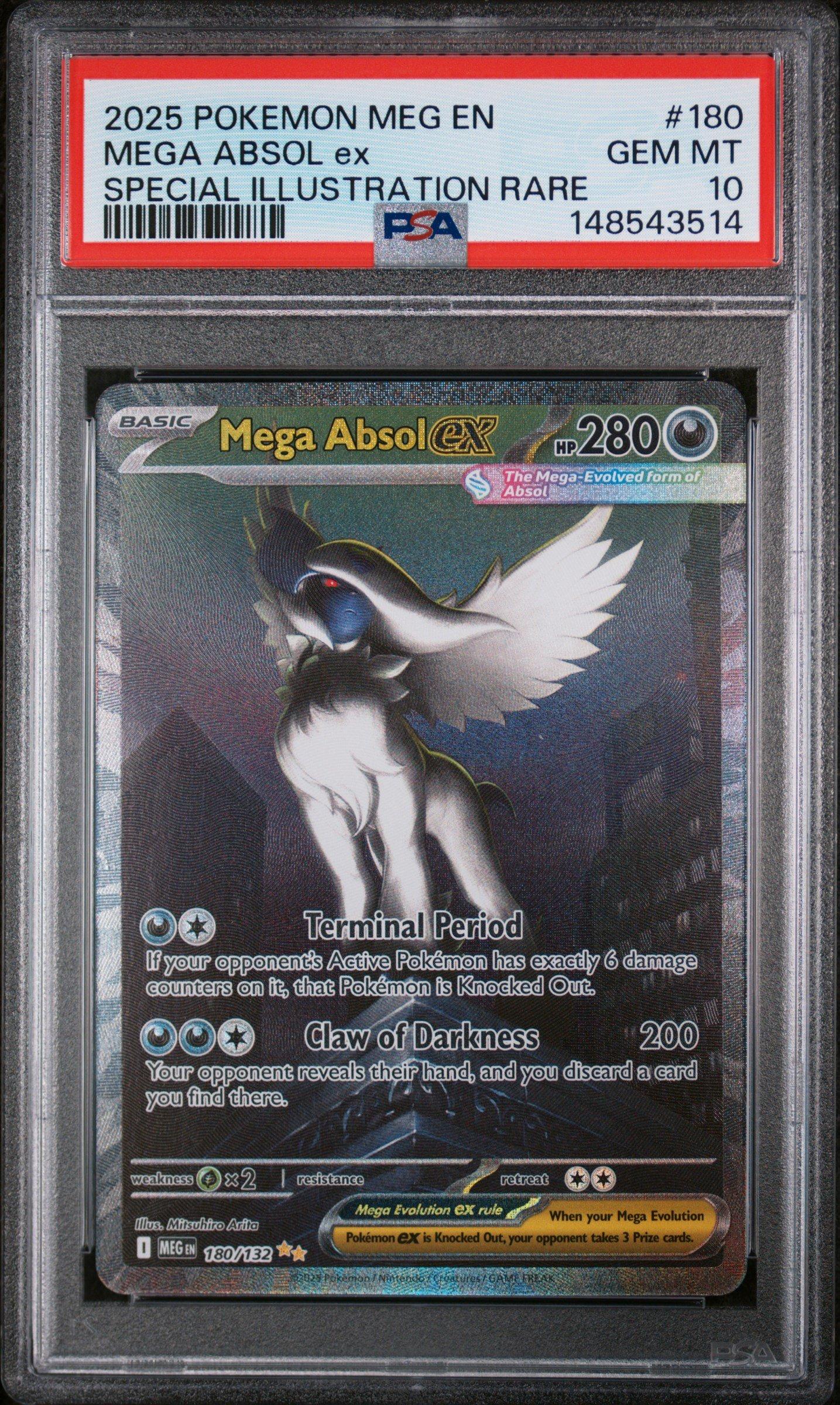 2025 Pokemon Meg En-mega Evolution 180 Mega Absol Ex Special