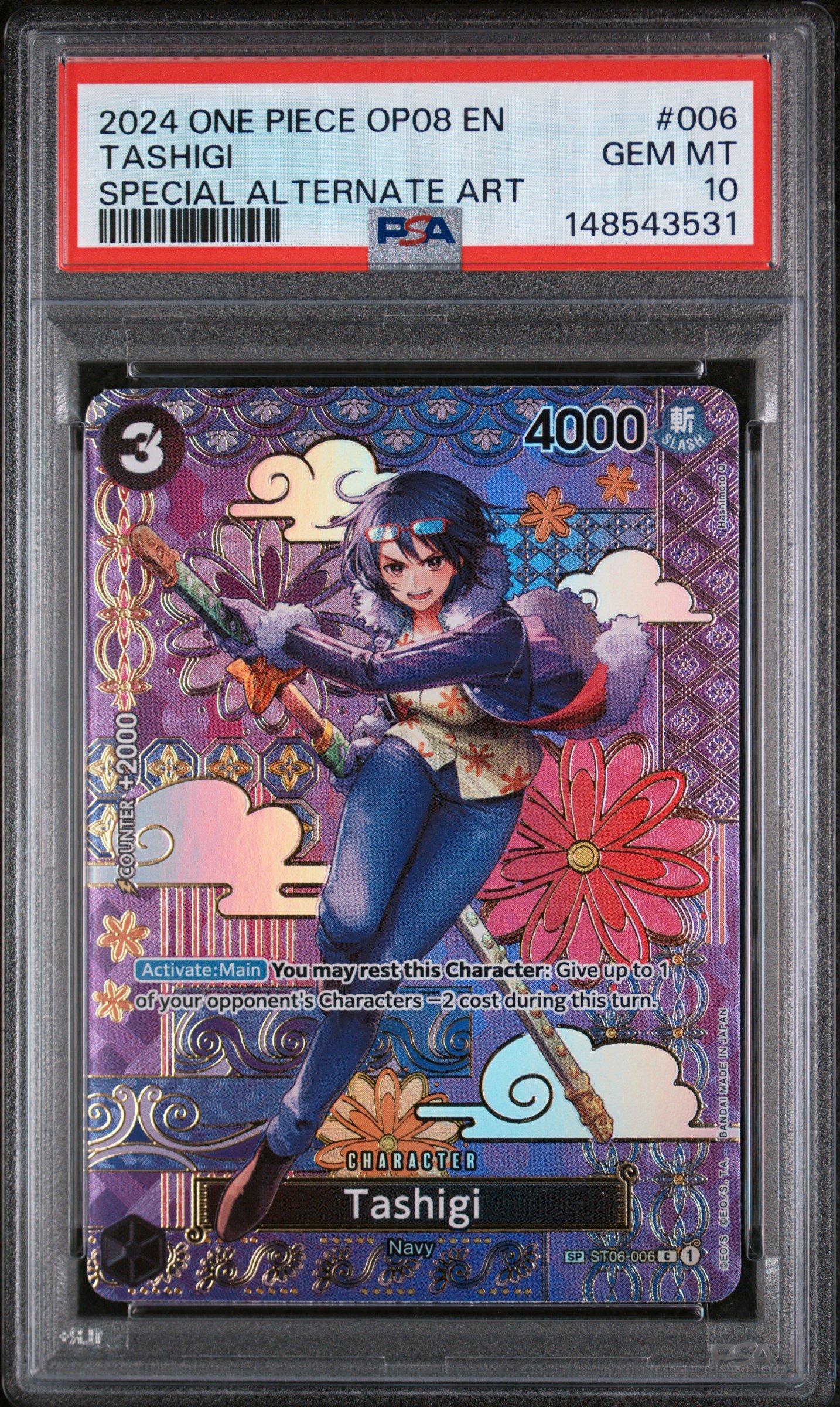 2024 One Piece Op08-two Legends 006 Tashigi Special Alternate Art