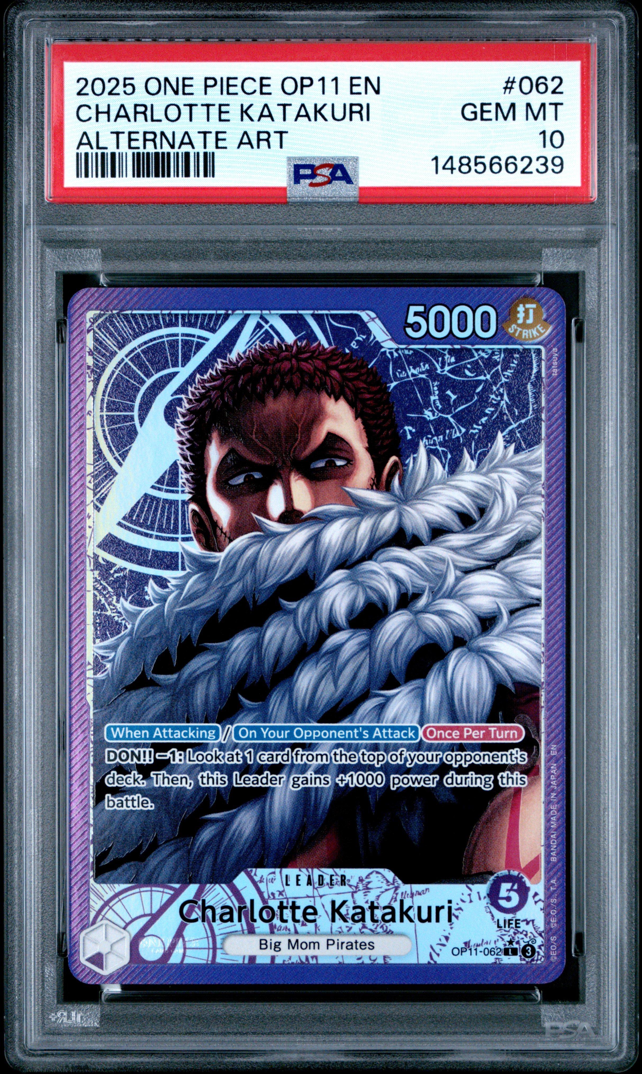2025 One Piece Op11-a Fist Of Divine Speed 062 Charlotte Katakuri