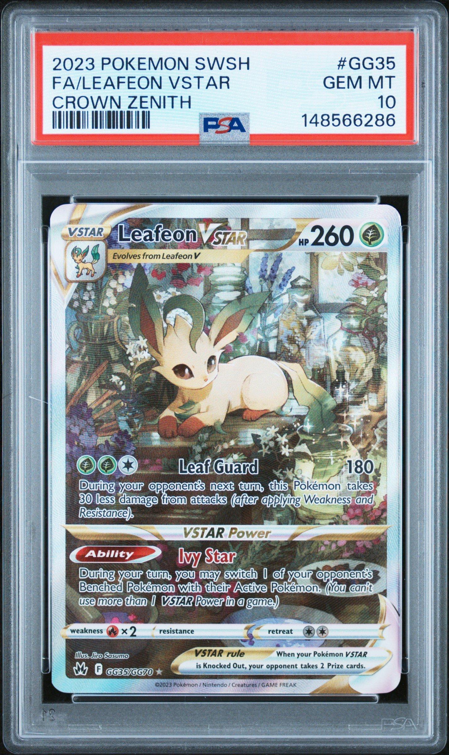 2023 Pokemon Sword And Shield Crown Zenith Gg35 Full Art/leafeon