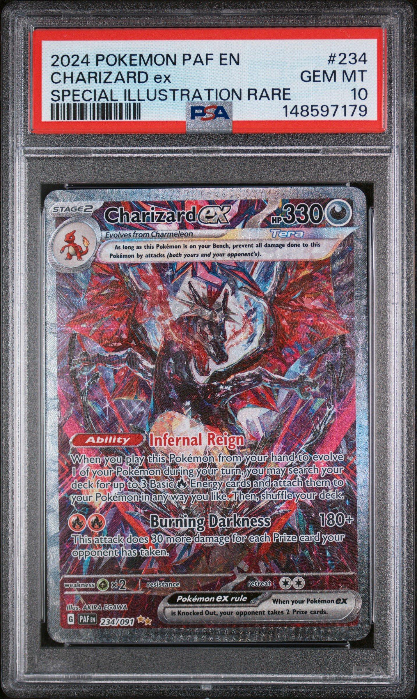 2024 Pokemon Paf En-paldean Fates 234 Charizard Ex Special