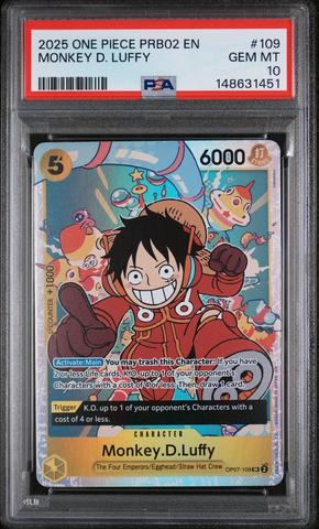 2025 One Piece Prb02-premium Booster -one Piece Card The Best- Vol