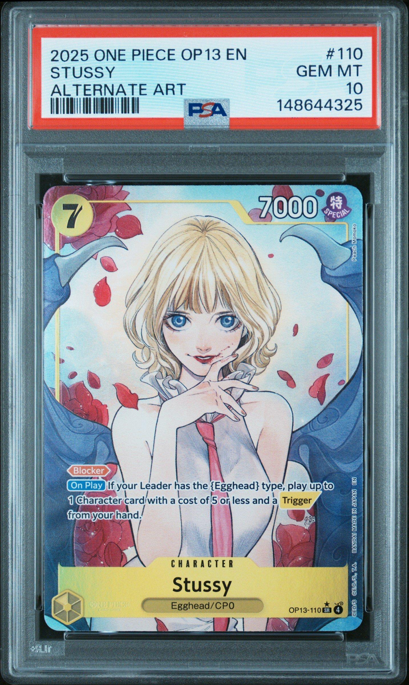 2025 One Piece Op13-carrying On His Will 110 Stussy Alternate Art