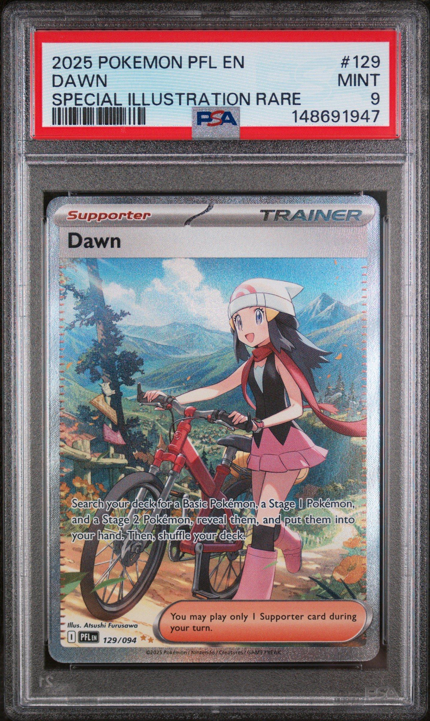 2025 Pokemon Pfl En-phantasmal Flames 129 Dawn Special