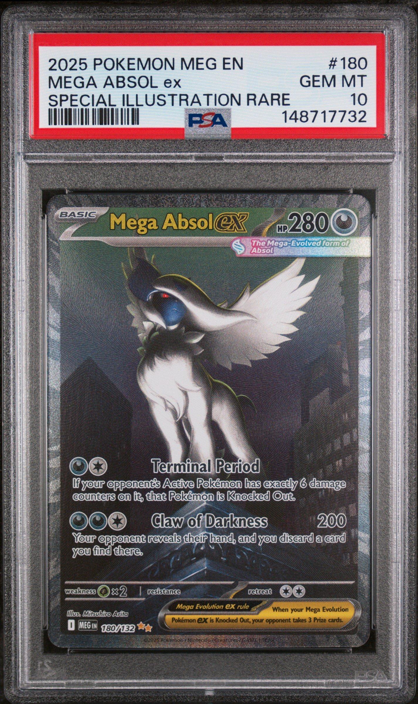 2025 ポケモン メガアブソルEX PSA 10 2025 Pokemon Meg En-mega Evolution 180 Mega Absol Ex Special