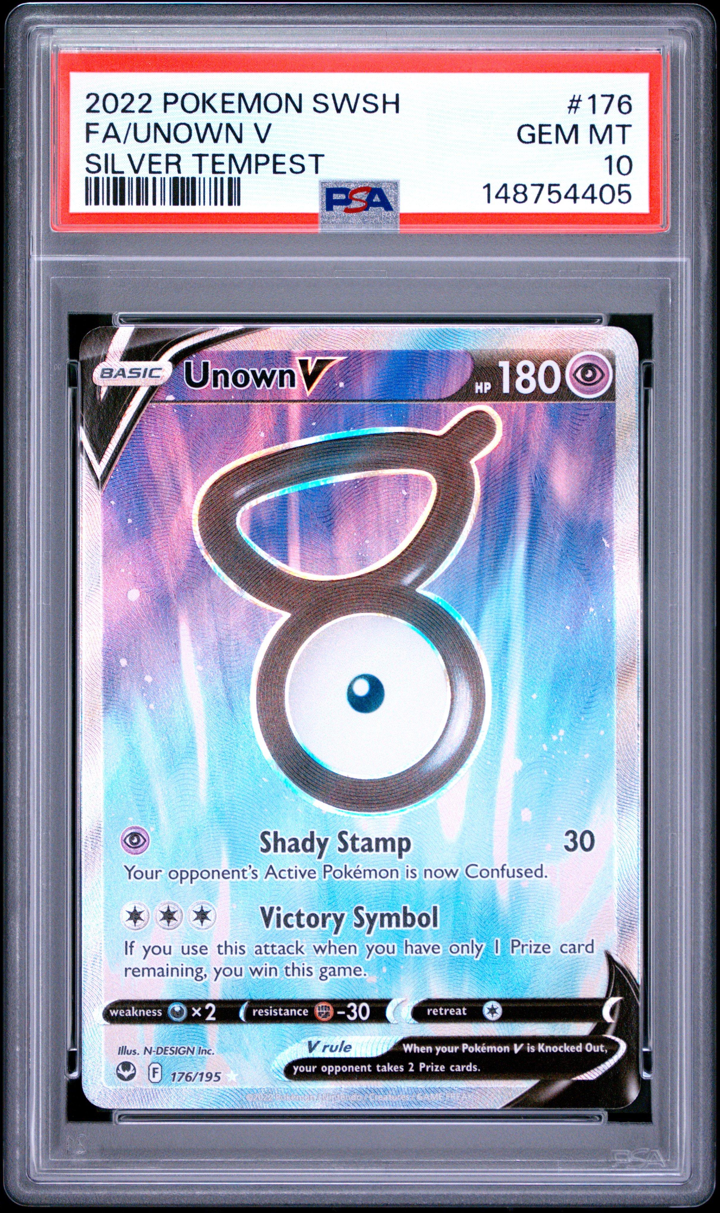 pokemon cards unown TCG - V Promo Full Art Holo Card SWSH300 Psychic Hidden Power (10) Weakness Psychic 2 Resistance None None Retreat Cost Does anyone else collect unown