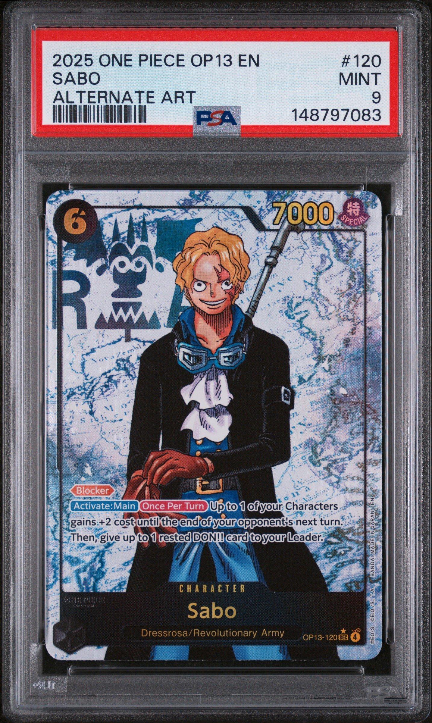 2025 One Piece Op13-carrying On His Will 120 Sabo Alternate Art