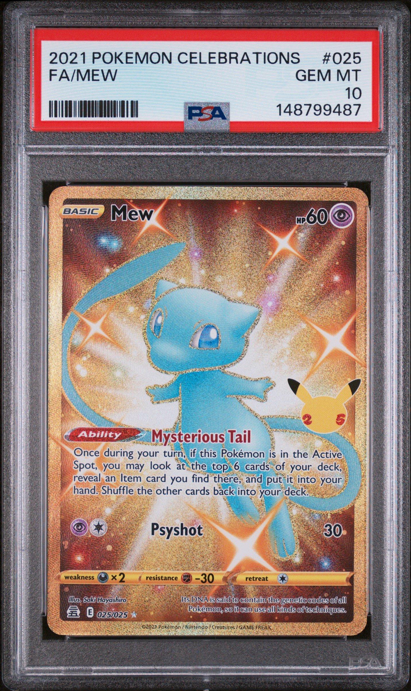 pokemon celebrations graded cards 2021 Pokemon Celebrations 25th Anniversary Classic Collection Dark Gyarados  Holo #8 - PSA 8 NM-MT