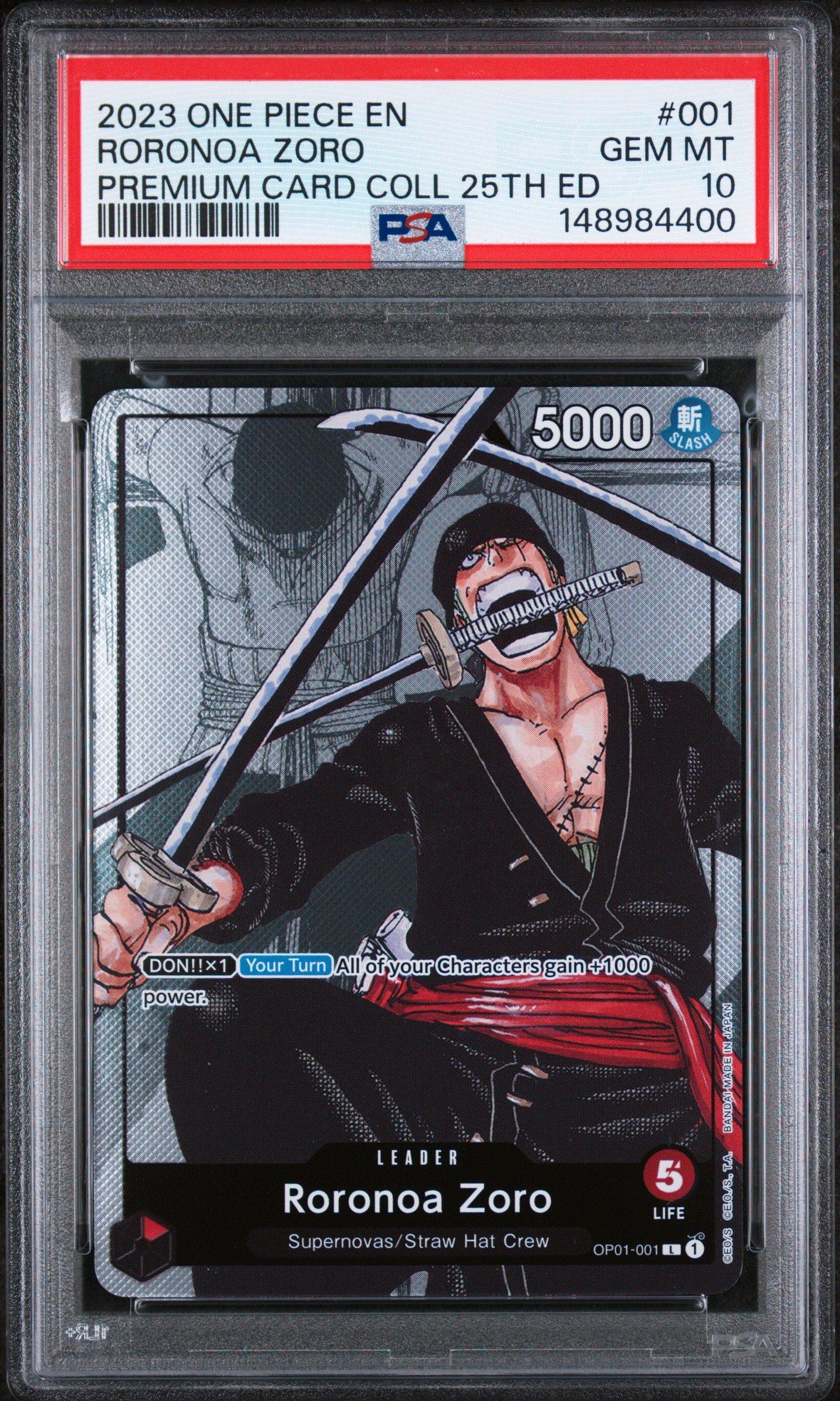 2023 One Piece Premium Card Collection 25th Edition 001 Roronoa