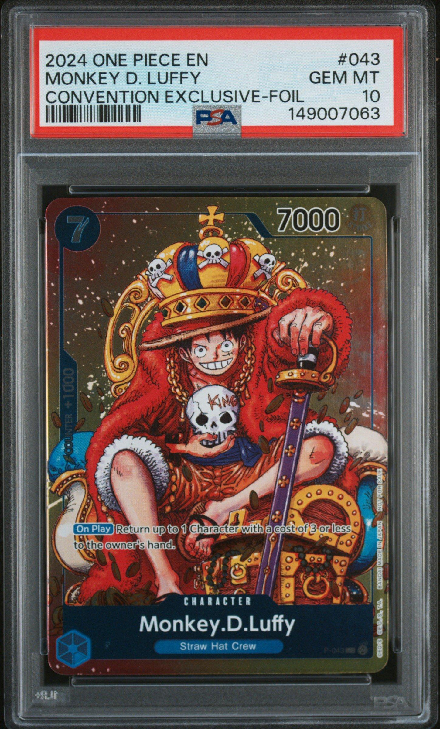 2024 One Piece Promos 043 Monkey D. Luffy Convention Exclusive