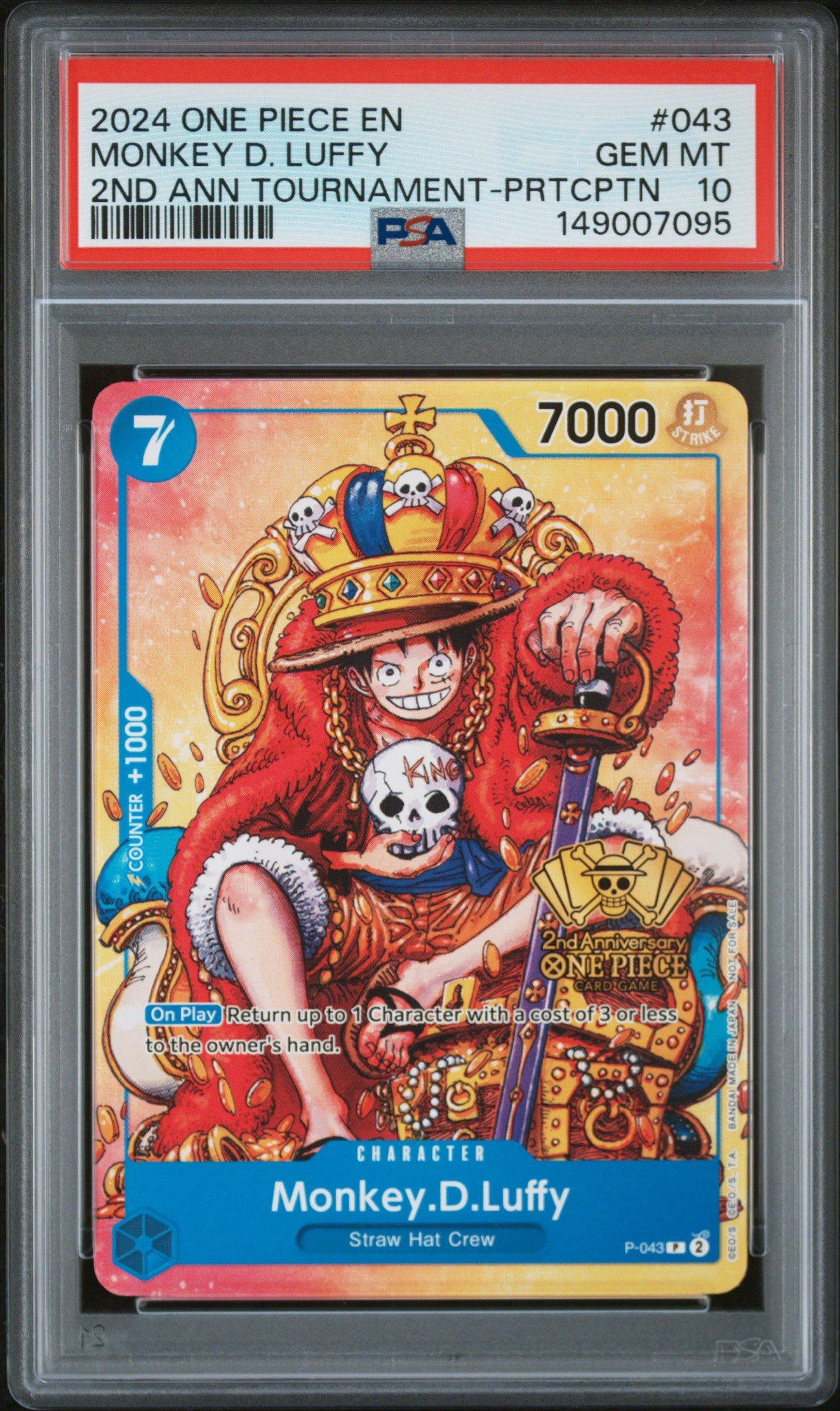 2024 One Piece Promos 043 Monkey D. Luffy 2nd Anniversary