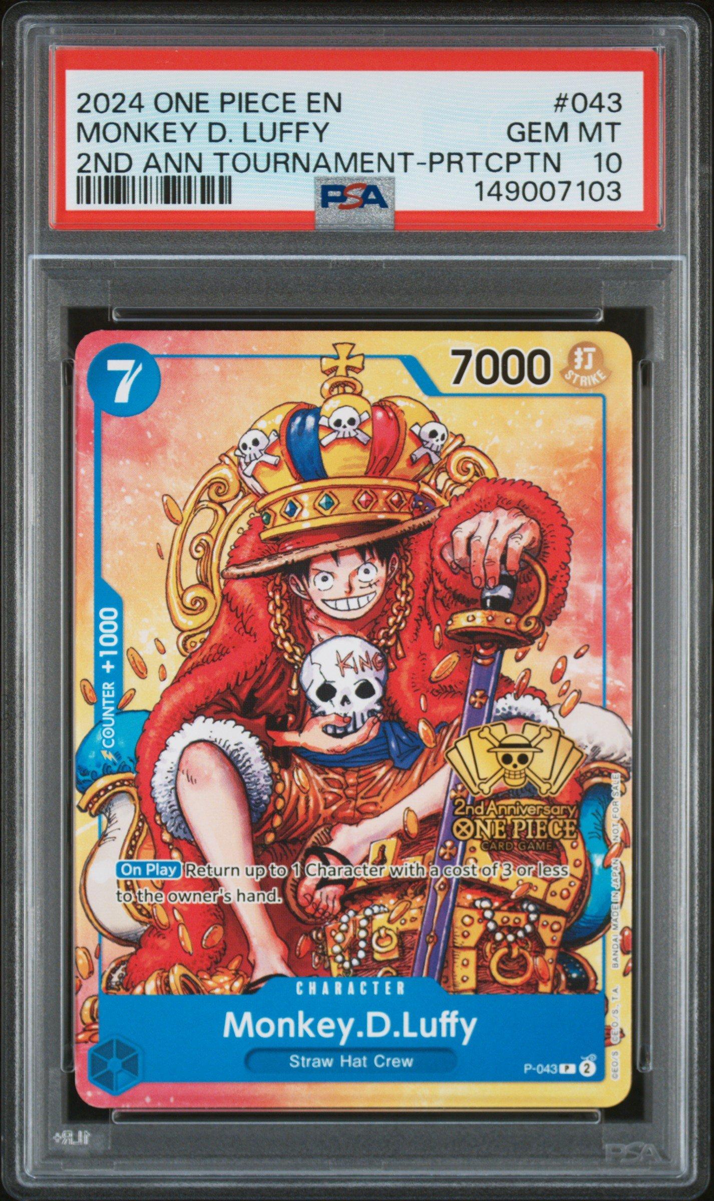 2024 One Piece Promos 043 Monkey D. Luffy 2nd Anniversary