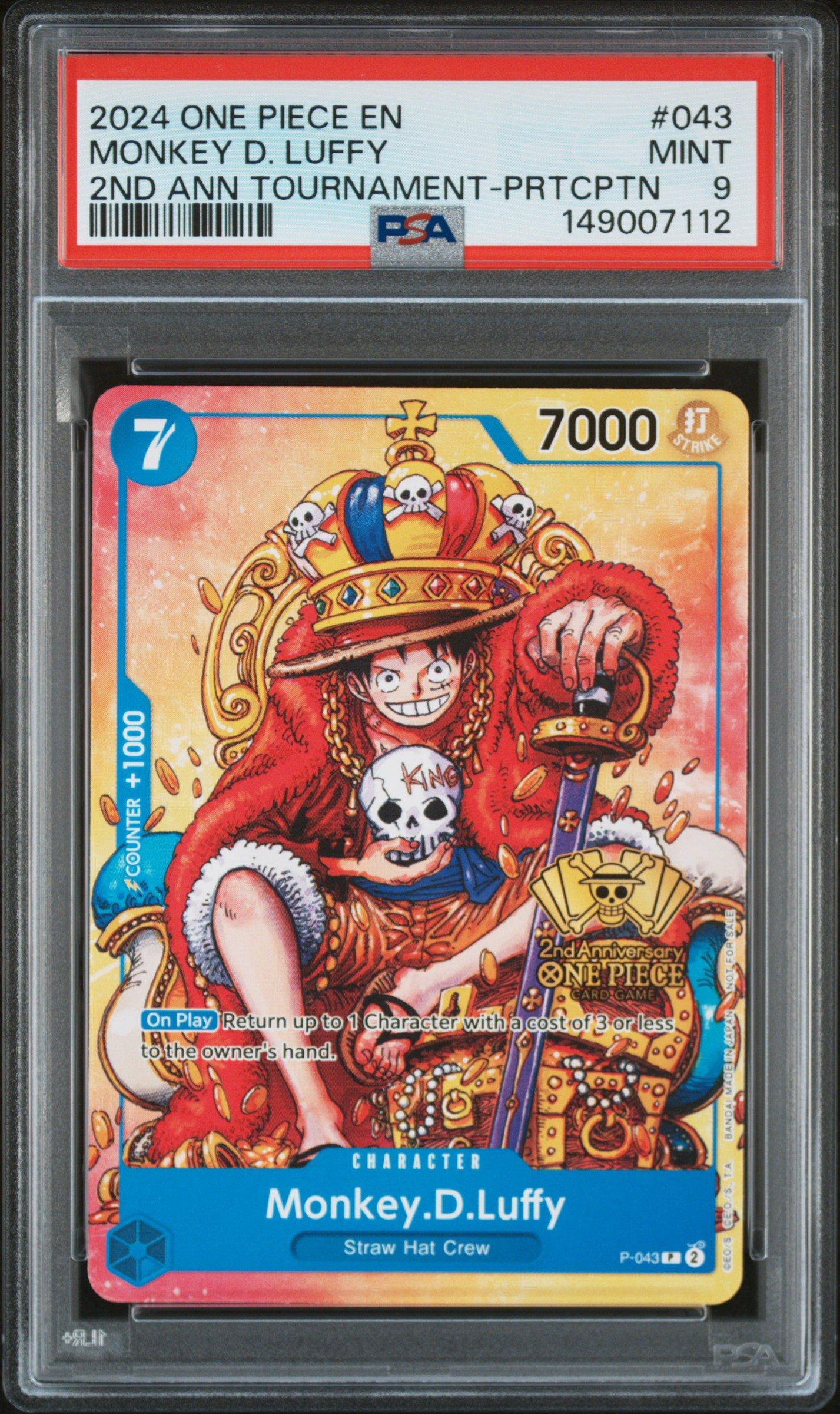 2024 One Piece Promos 043 Monkey D. Luffy 2nd Anniversary