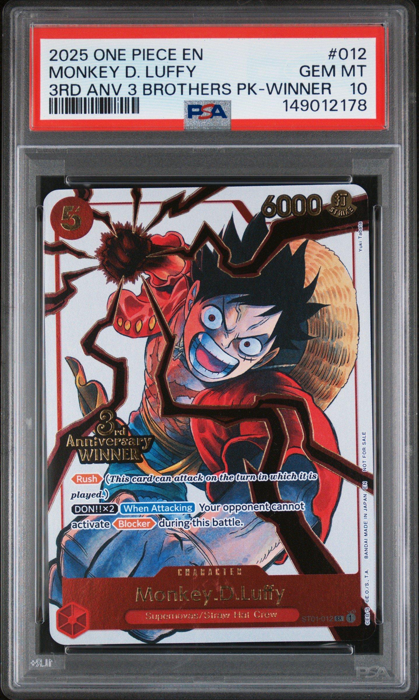 2025 One Piece 3rd Anniversary Tournament 3 Brothers Pack 012