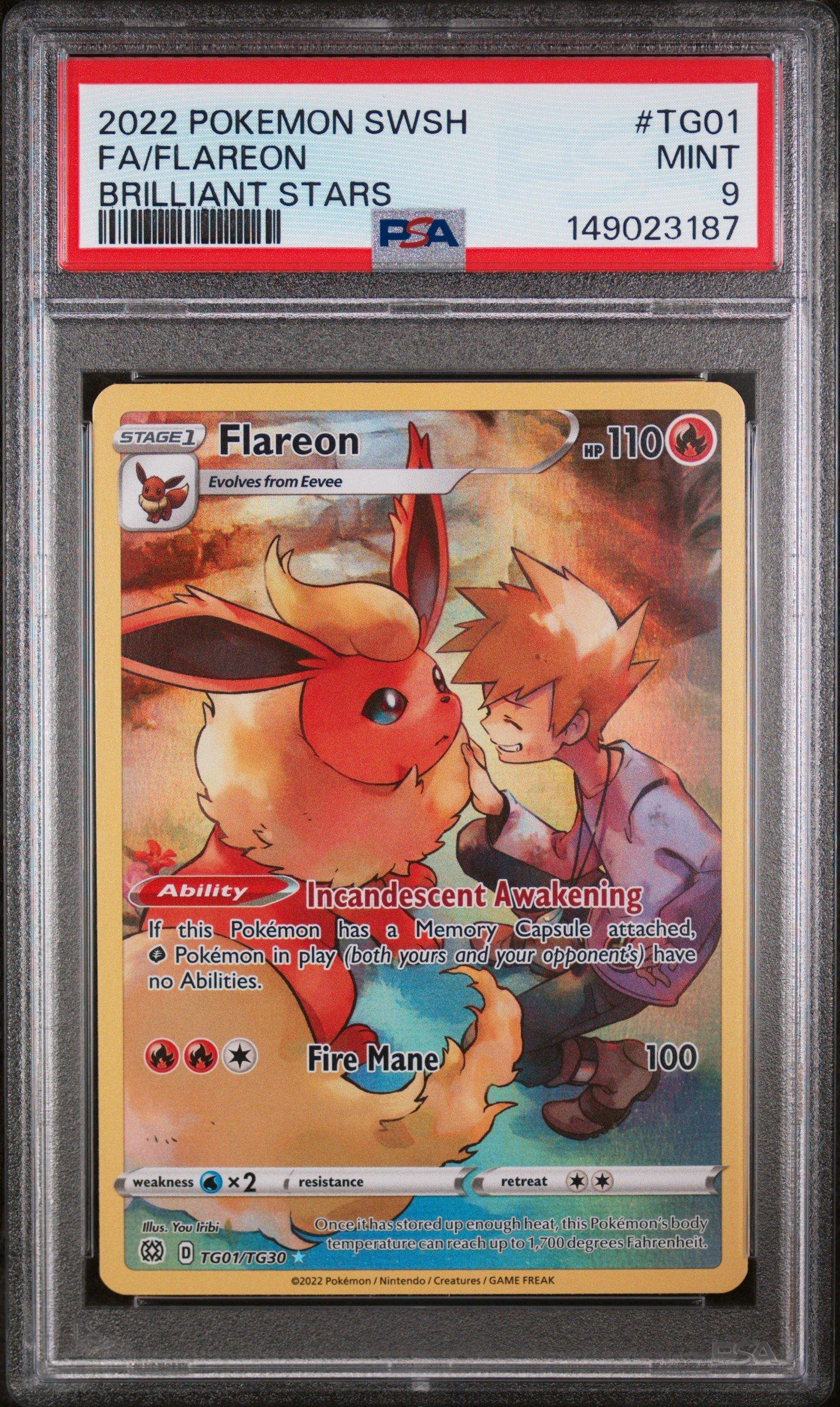 pokemon trading card game flareon Triple Effect Tin (Flareon)