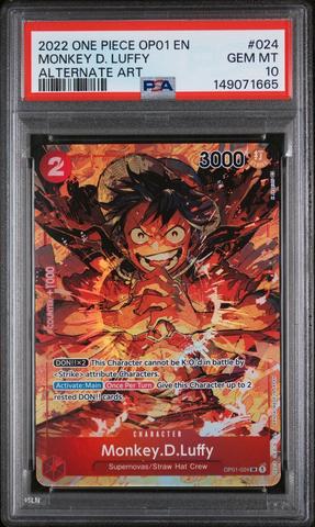 2022 One Piece Op01-romance Dawn 024 Monkey D. Luffy Alternate Art