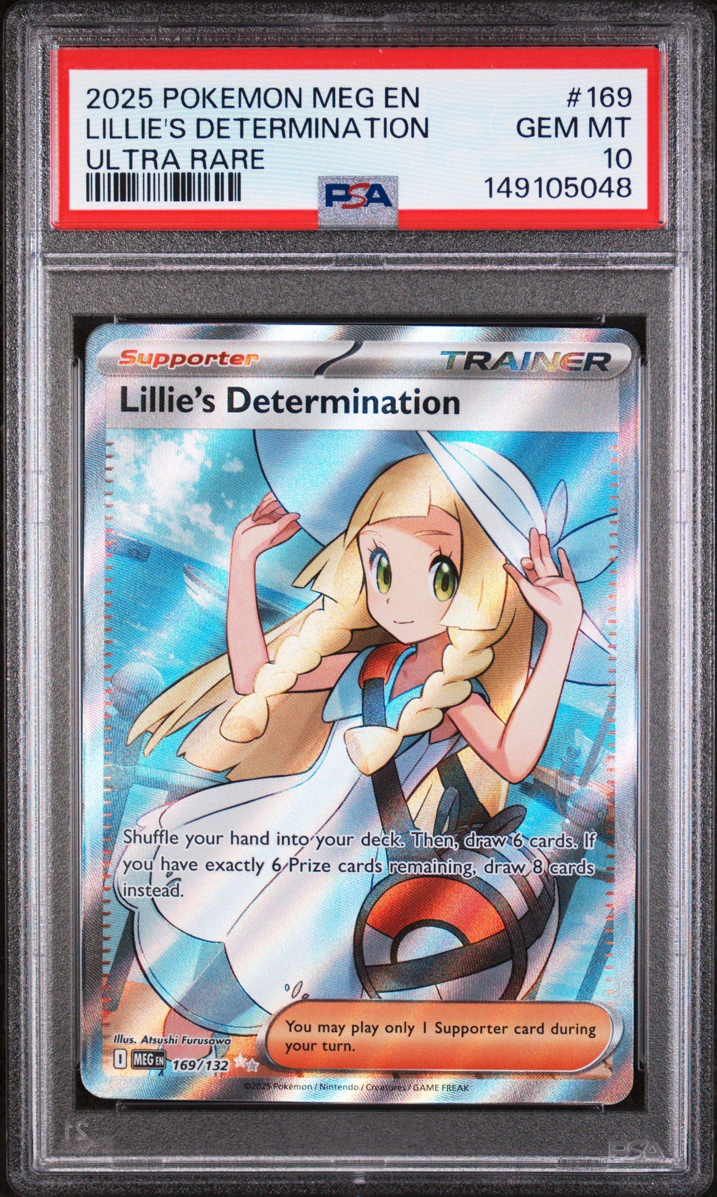 2025 Pokemon Meg En-mega Evolution 169 Lillie's Determination