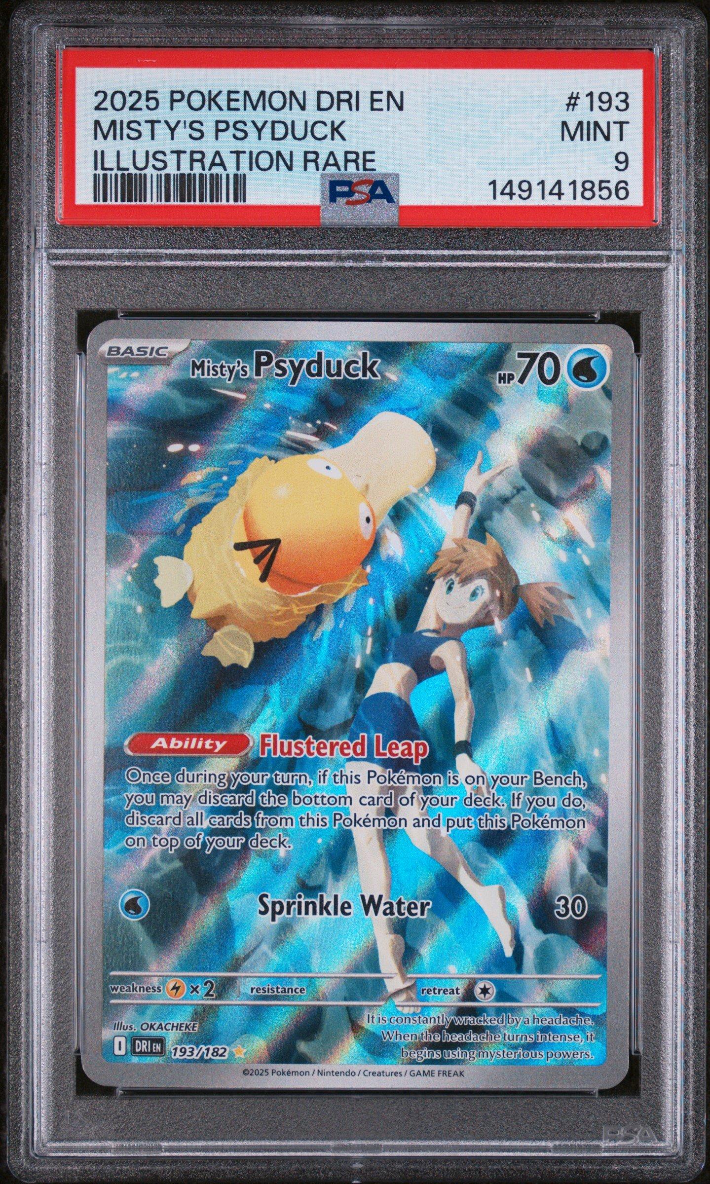 2025 Pokemon Dri En-destined Rivals 193 Misty's Psyduck