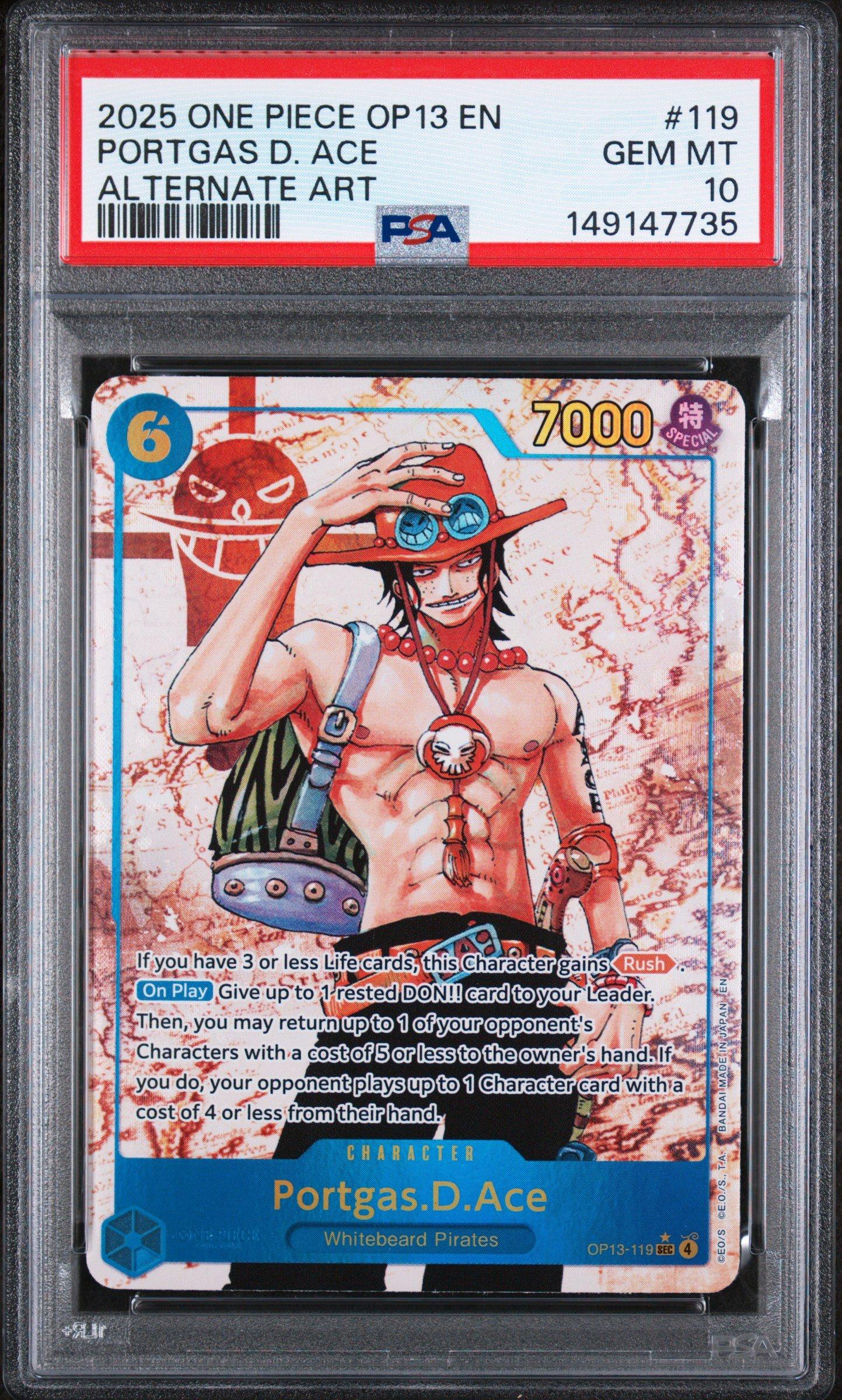 2025 One Piece Op13-carrying On His Will 119 Portgas D. Ace