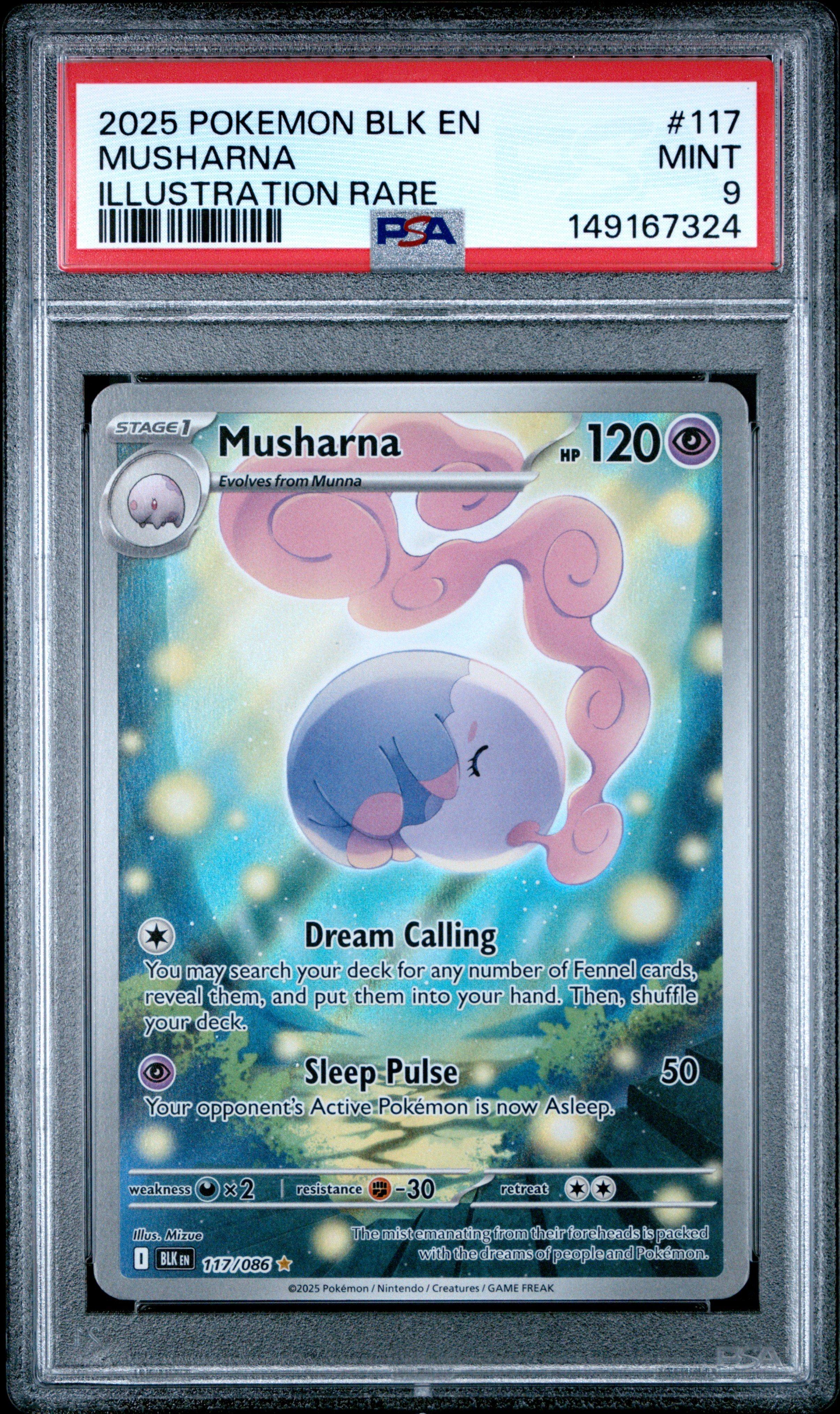 musharna pokemon card 039/086 Musharna
