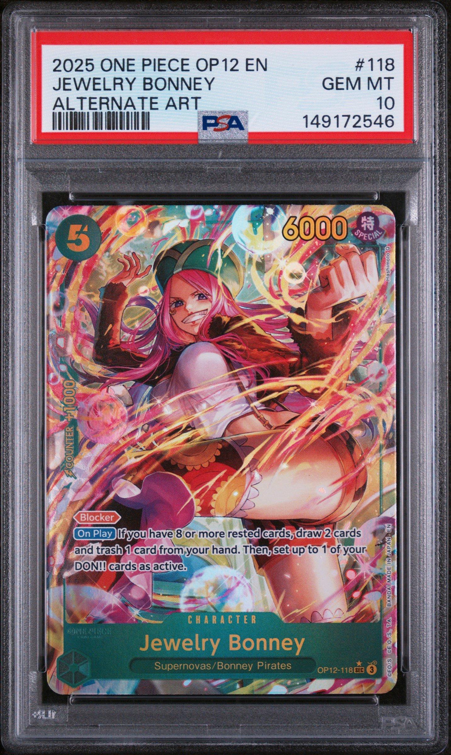 2025 One Piece Op12-legacy Of The Master 118 Jewelry Bonney
