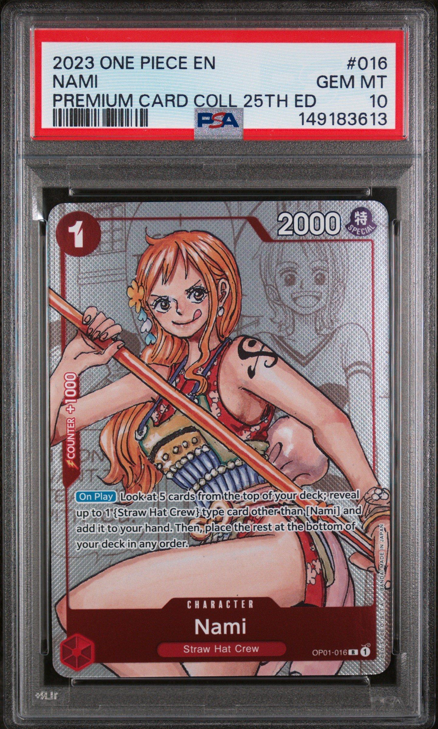 2023 One Piece Premium Bandai Premium Card Collection 25th Edition