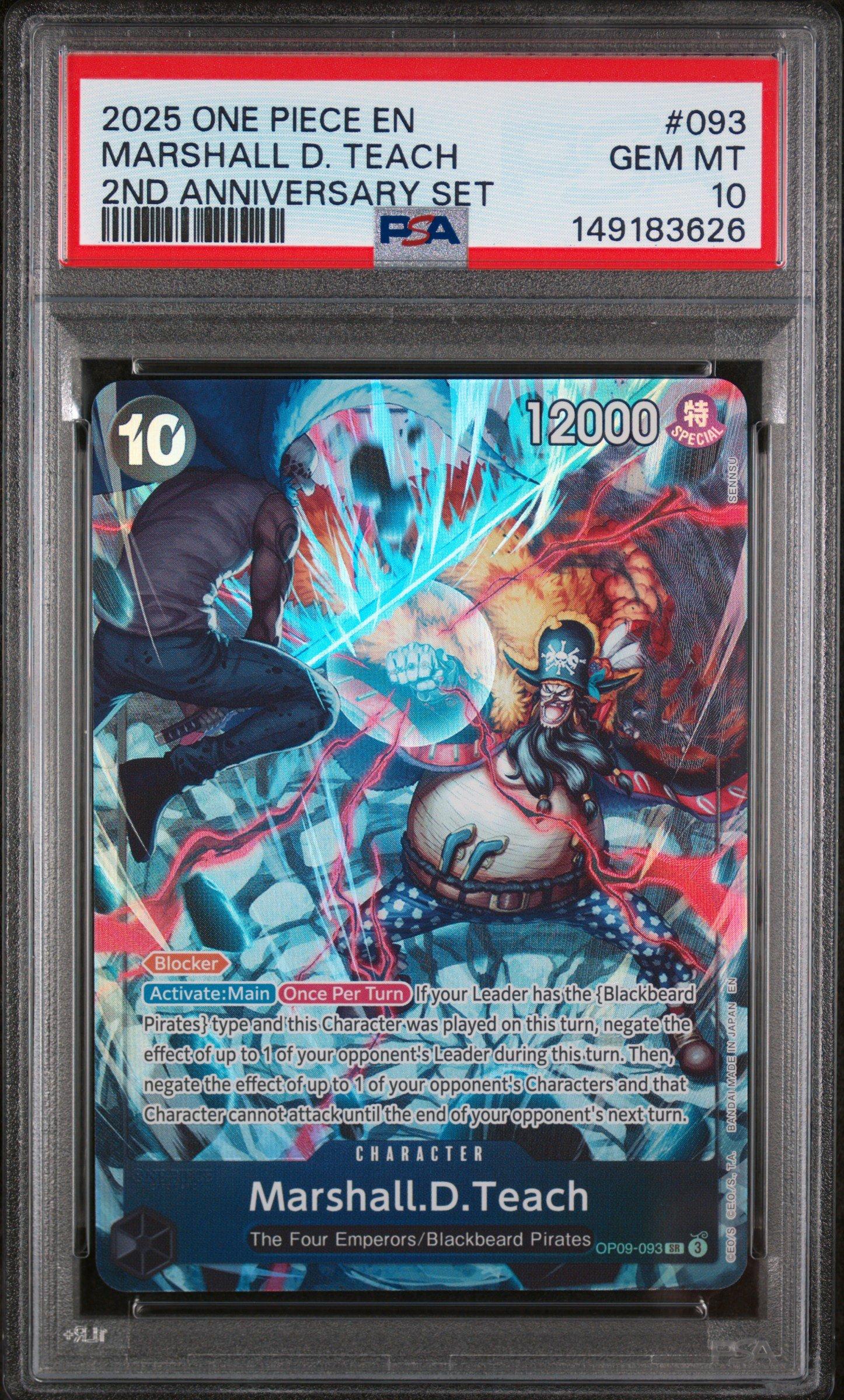 2025 One Piece English Version 2nd Anniversary Set 093 Marshall D
