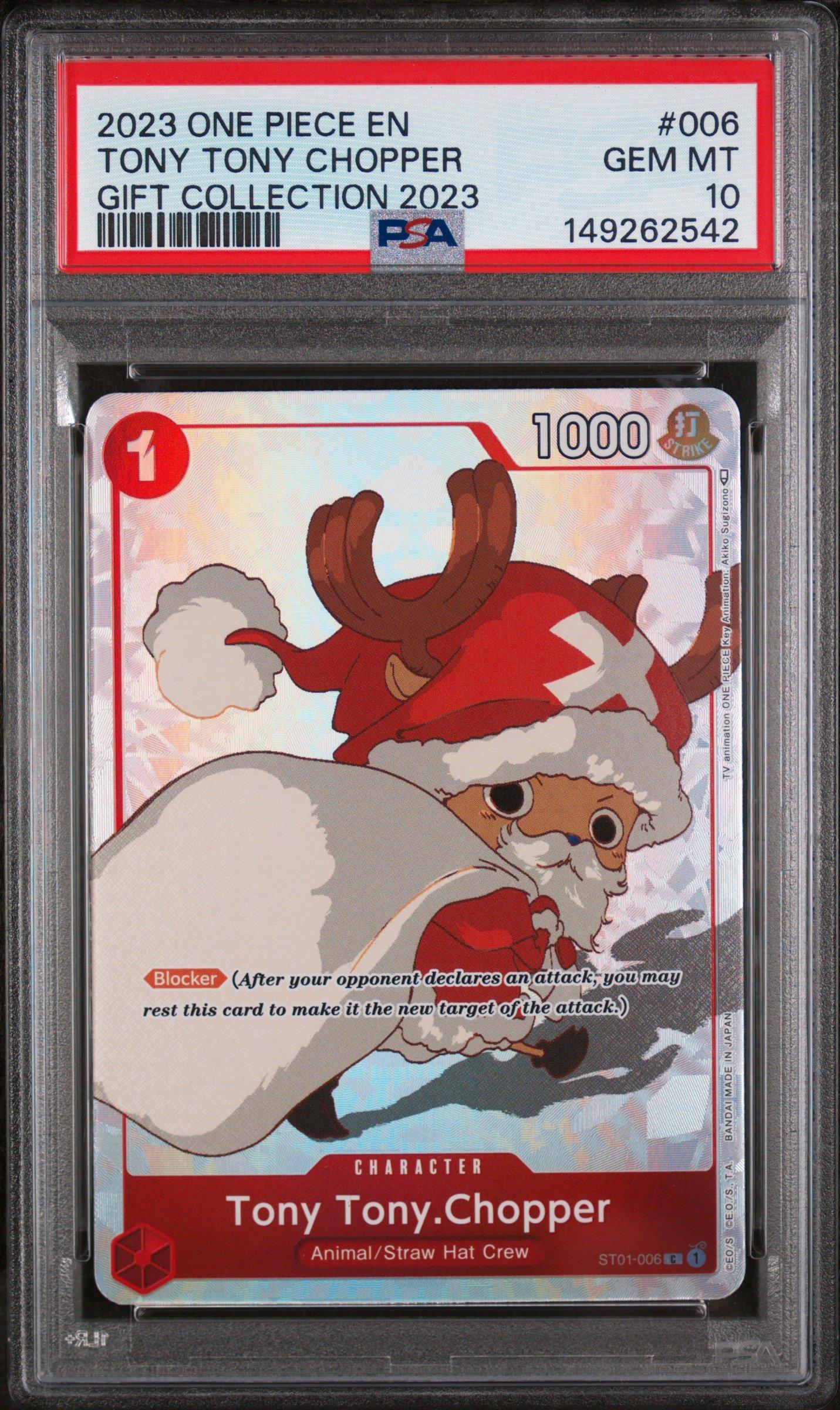 2023 One Piece Gift Collection 2023 006 Tony Tony Chopper PSA 10