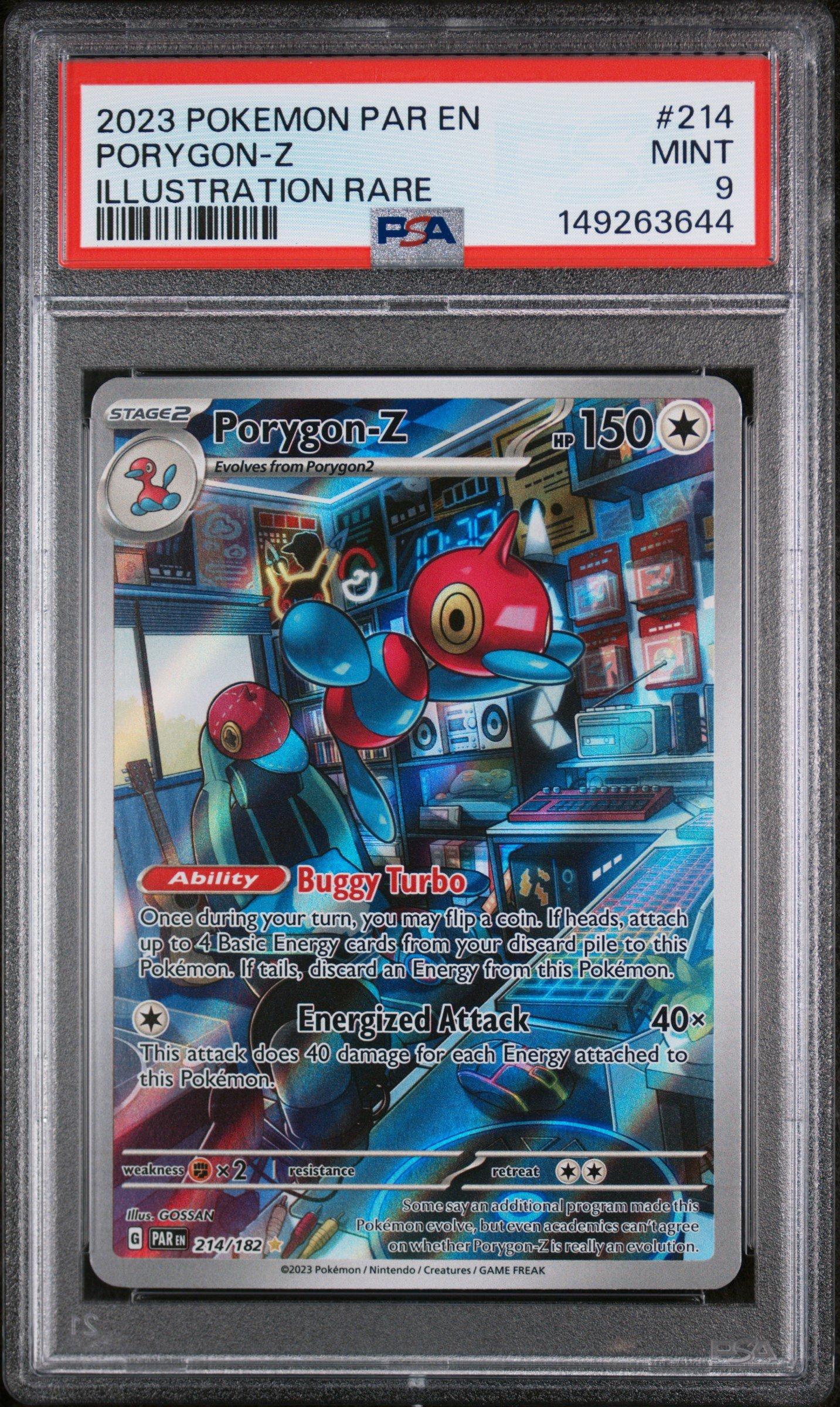 ポリゴン Porygon ARS9 PSA Expansion 拡張 2023 Pokemon Par En-paradox Rift 214 Porygon-z Illustration Rare