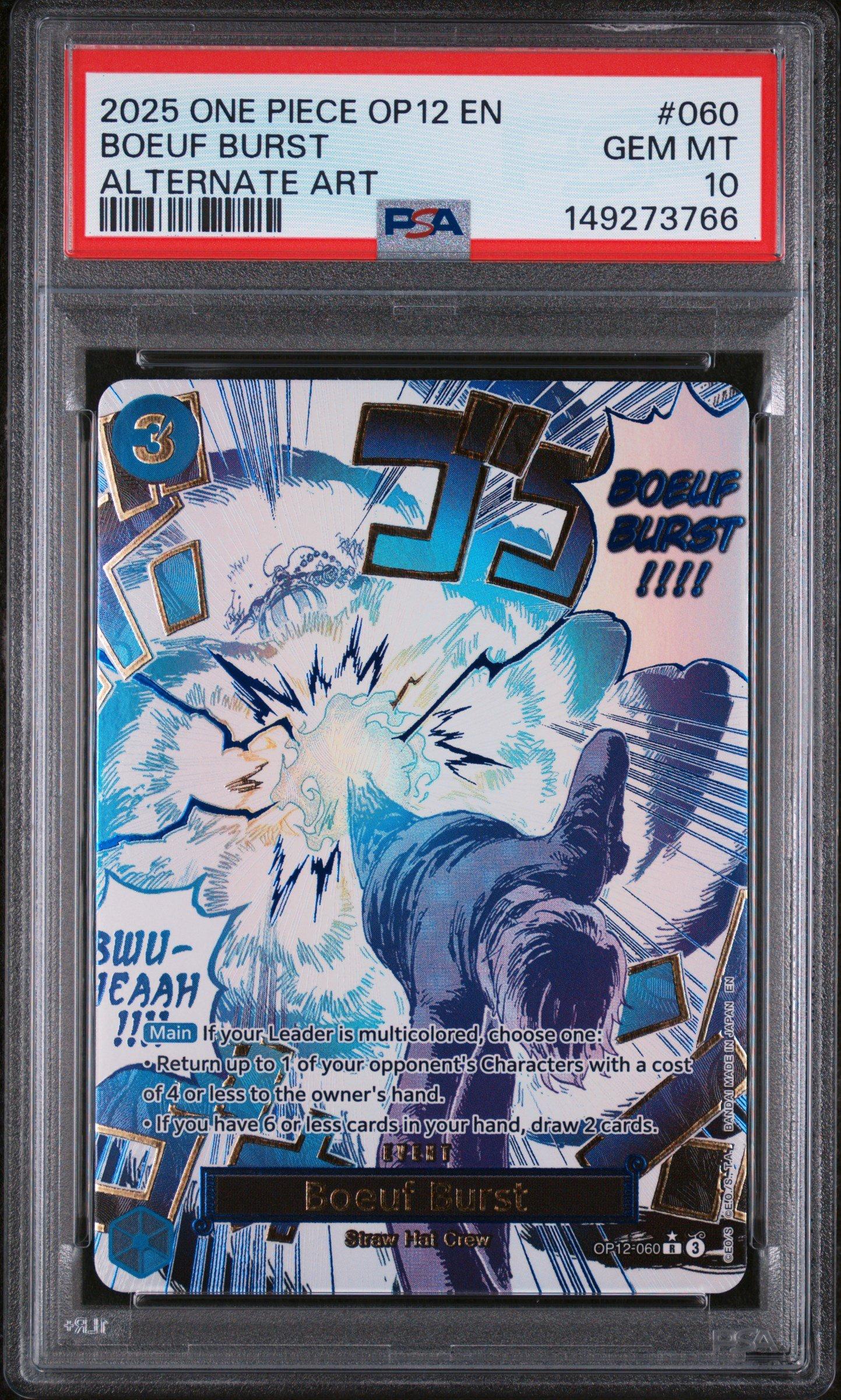 2025 One Piece Op12-legacy Of The Master 060 Boeuf Burst Alternate