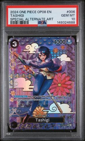 2024 One Piece Op08-two Legends 006 Tashigi Special Alternate Art