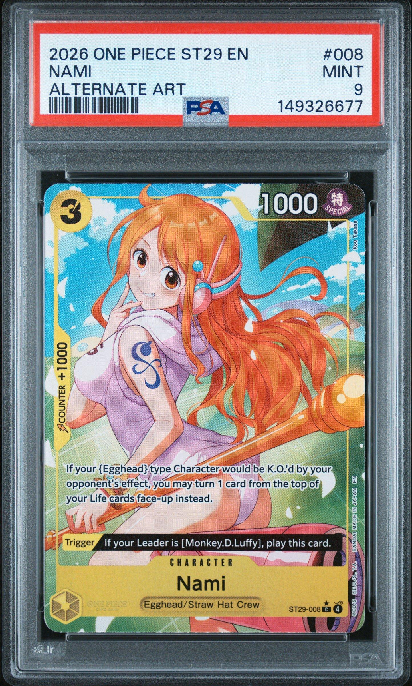 2026 One Piece Starter Deck St29-egghead 008 Nami Alternate Art