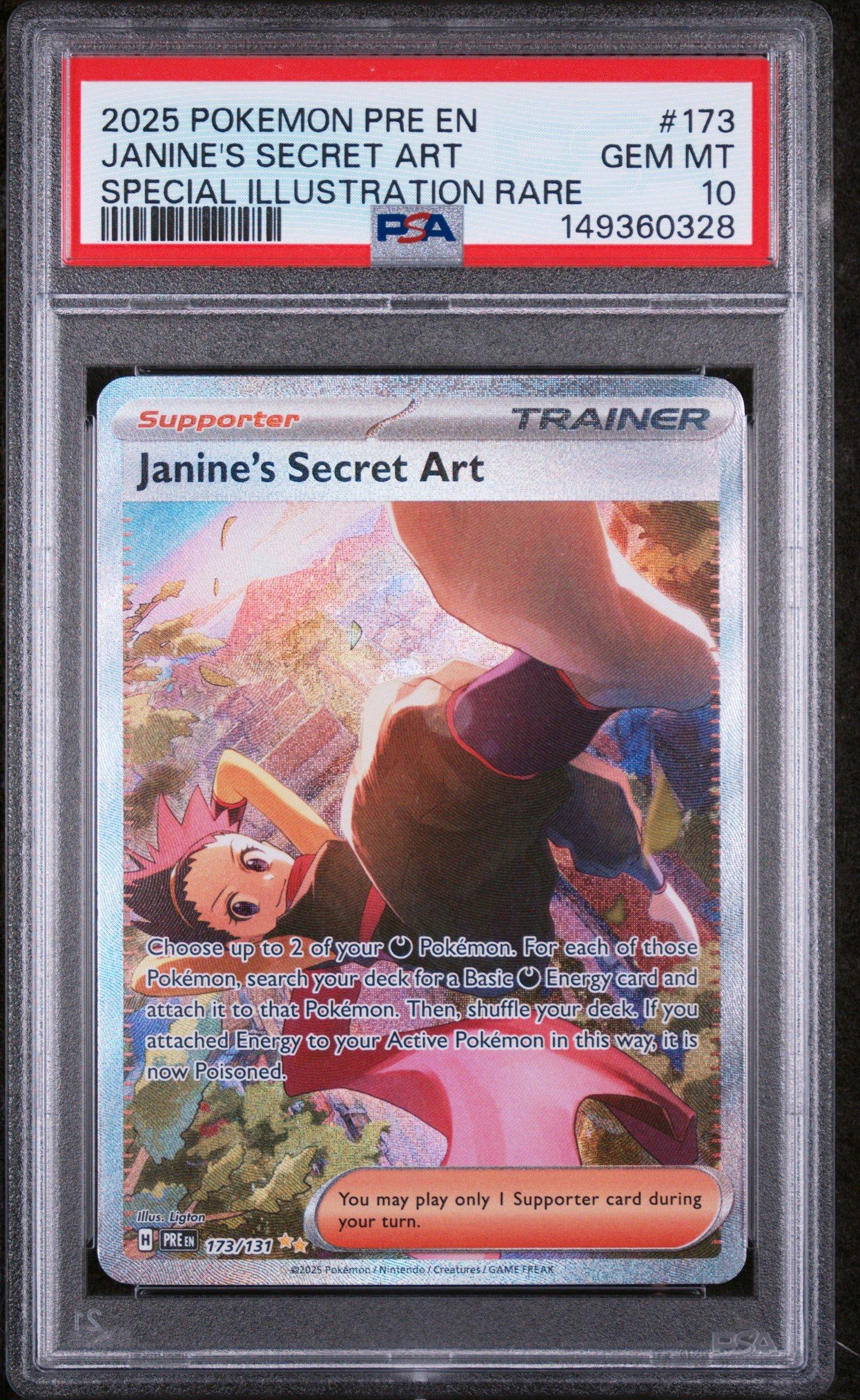 secret illustration rare pokemon cards 2024 PRE-EN - Janine's Art #173 Every secret illustration rare I've