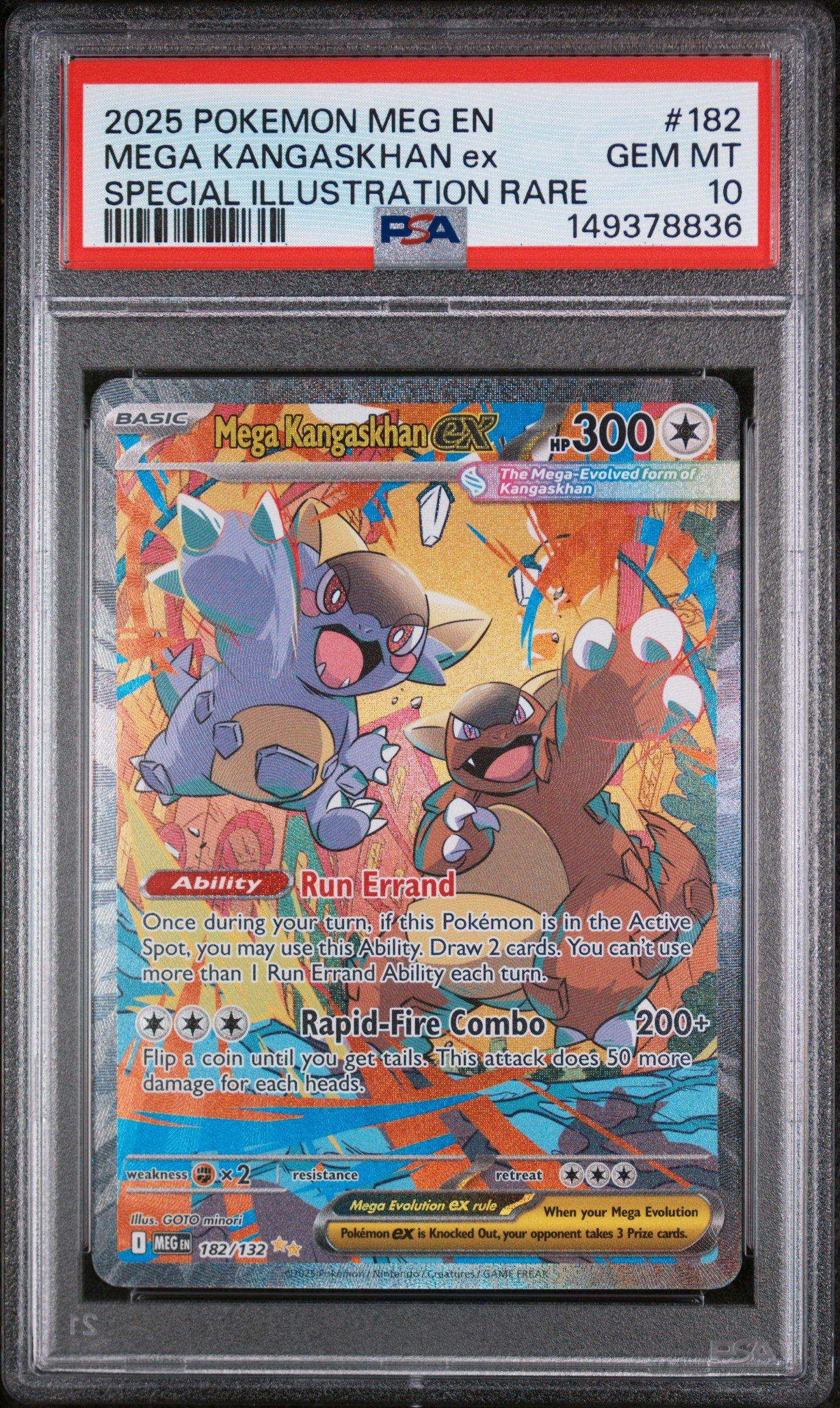 2025 Pokemon Meg En-mega Evolution 182 Mega Kangaskhan Ex Special
