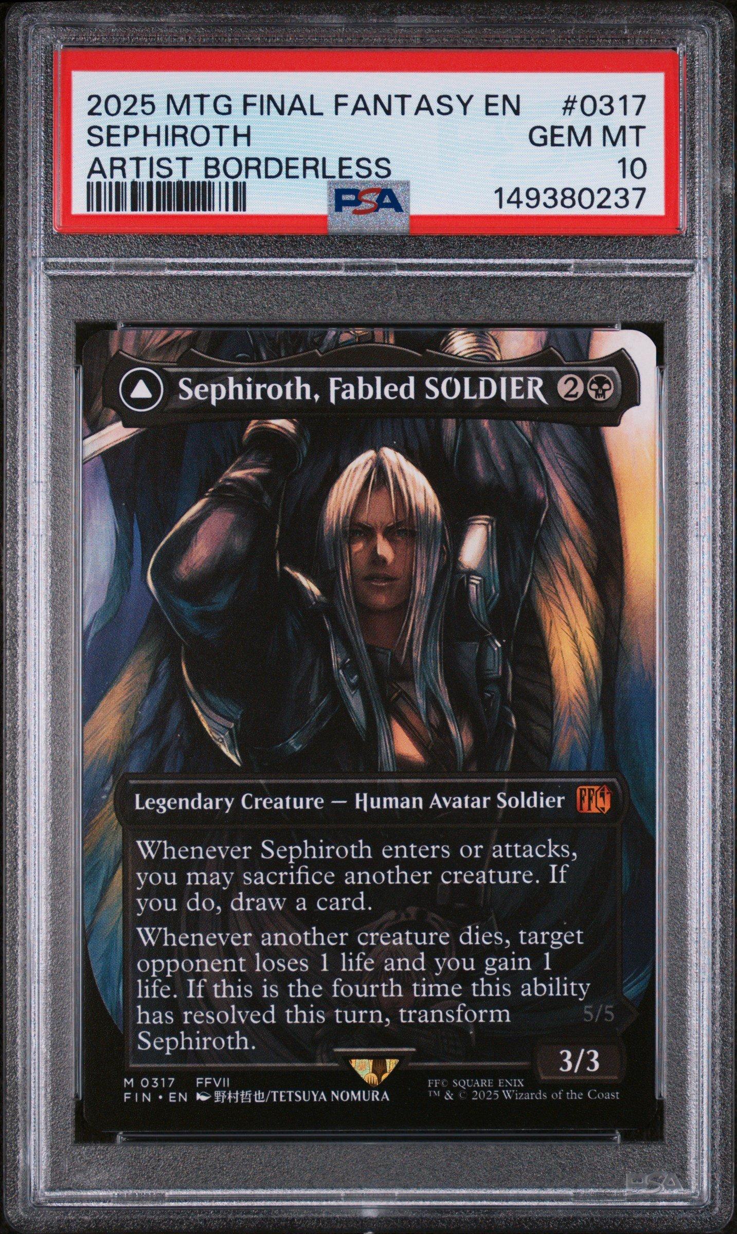 2025 Magic The Gathering Final Fantasy 0317 Sephiroth, Fabled