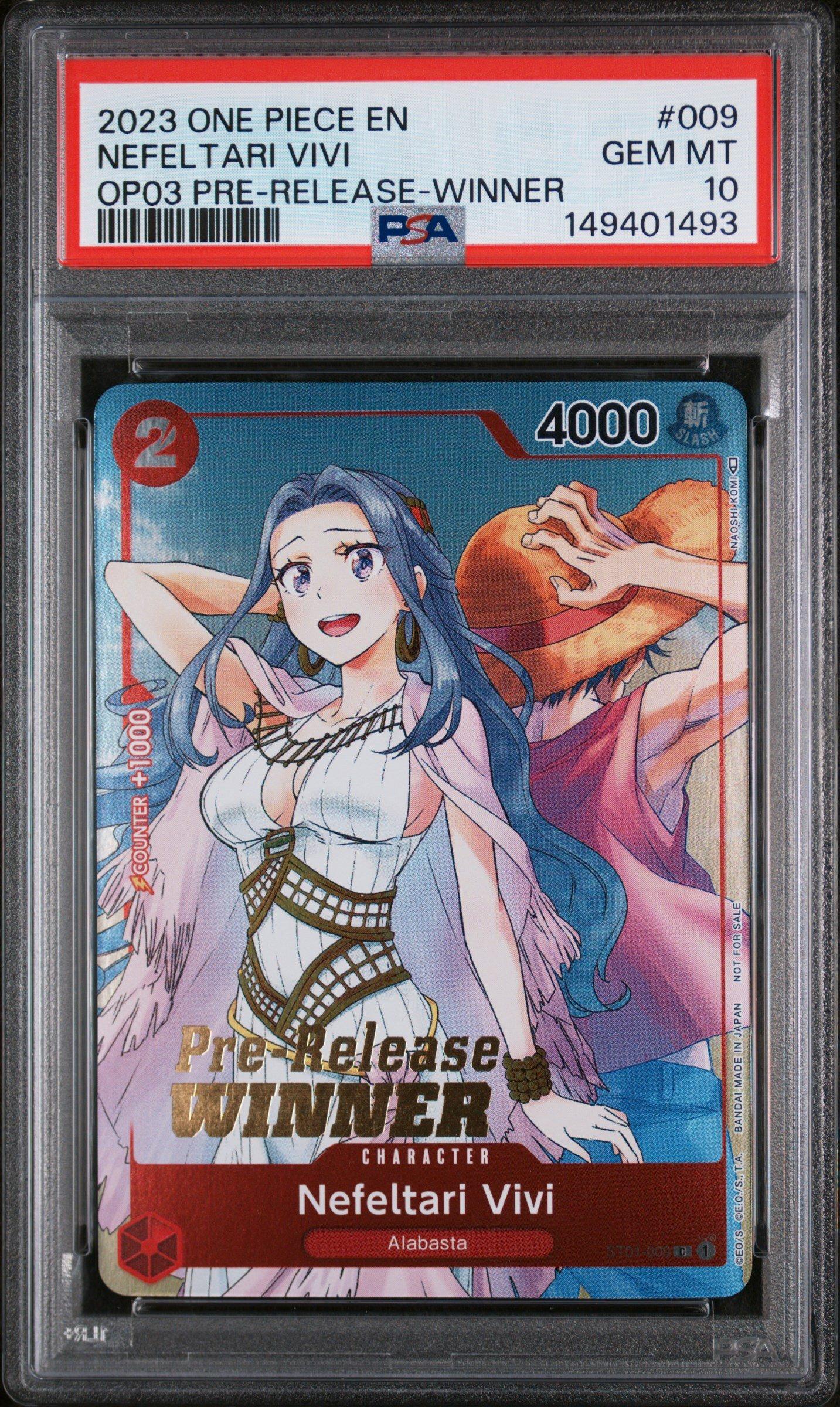 2023 ワンピース NEFELTARI VIVI PSA 10 2023 One Piece Promos 009 Nefeltari Vivi Pillars Of Strength Pre