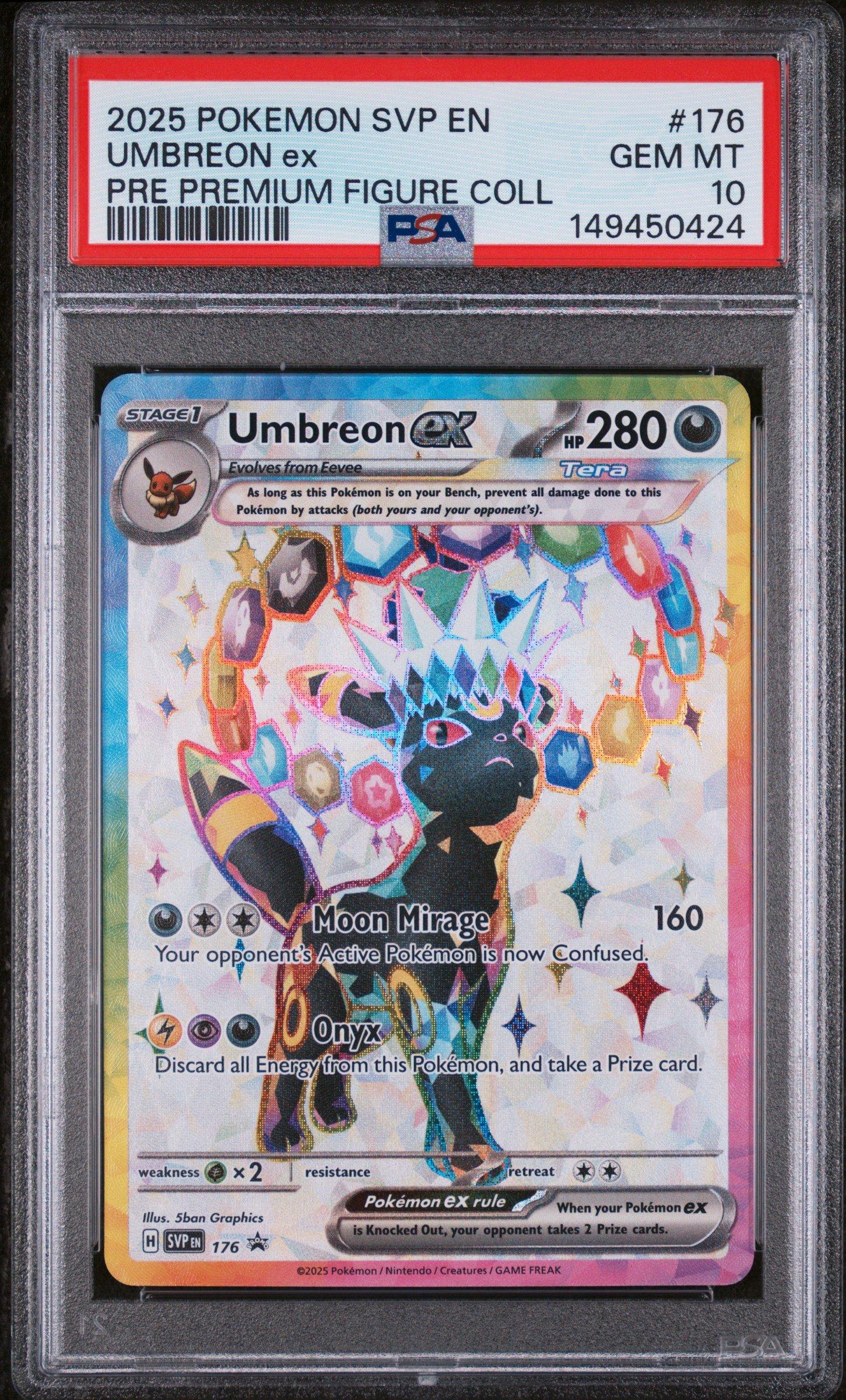 2025 Pokemon Svp En-sv Black Star Promo 176 Umbreon Ex Prismatic