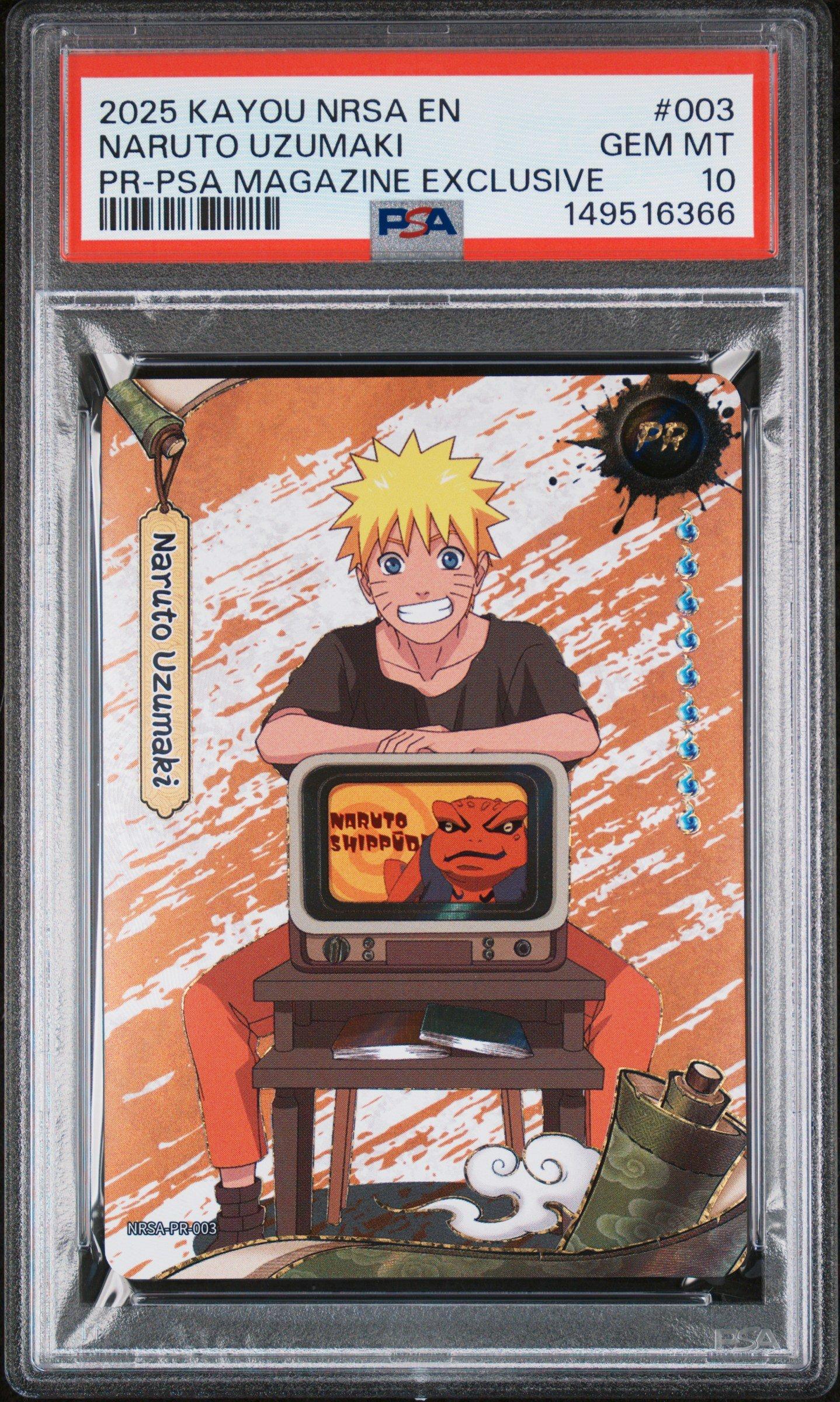 NARUTO PSA特典 2025 Kayou Naruto Smriti Collectible Card Nrsa-chapter Jin English