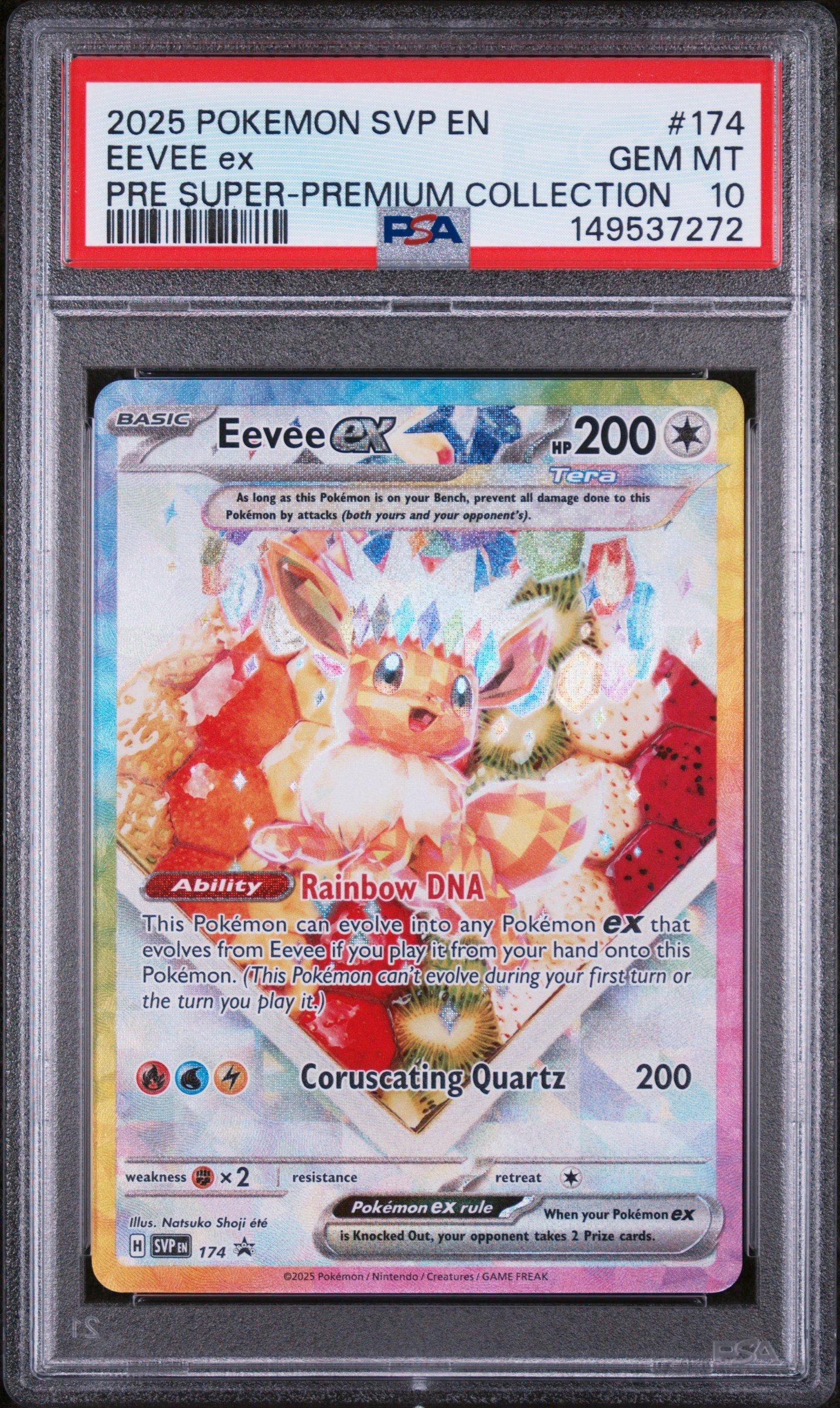 2025 Pokemon Svp En-sv Black Star Promo 174 Eevee Ex Prismatic